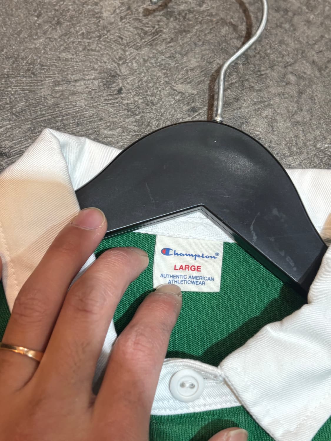 챔피온 럭비티 긴팔 티셔츠 카라티 L 상품이미지6