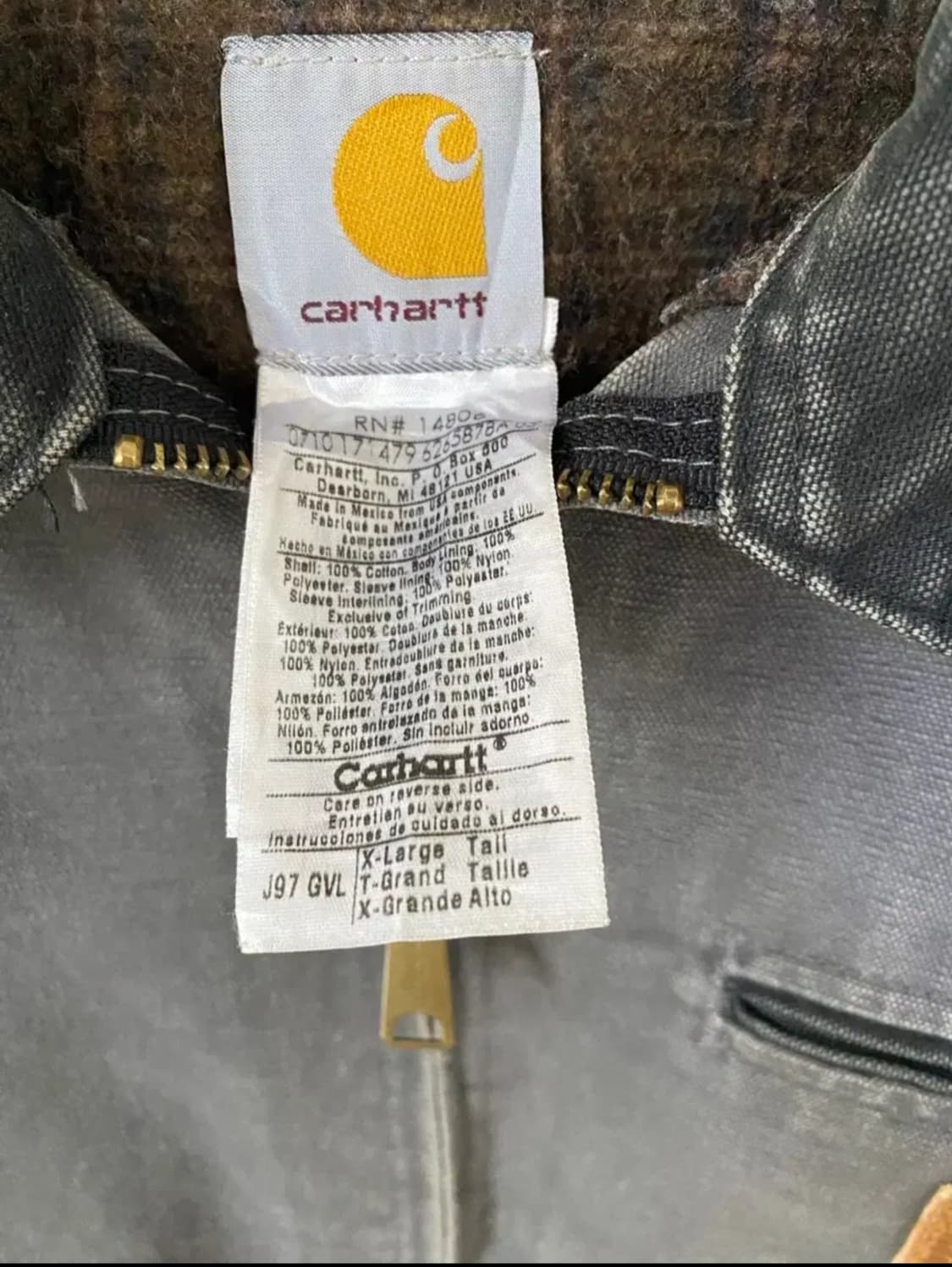 ⭕️이번주만)칼하트 디트로이트자켓 J97 GVL 상품이미지2