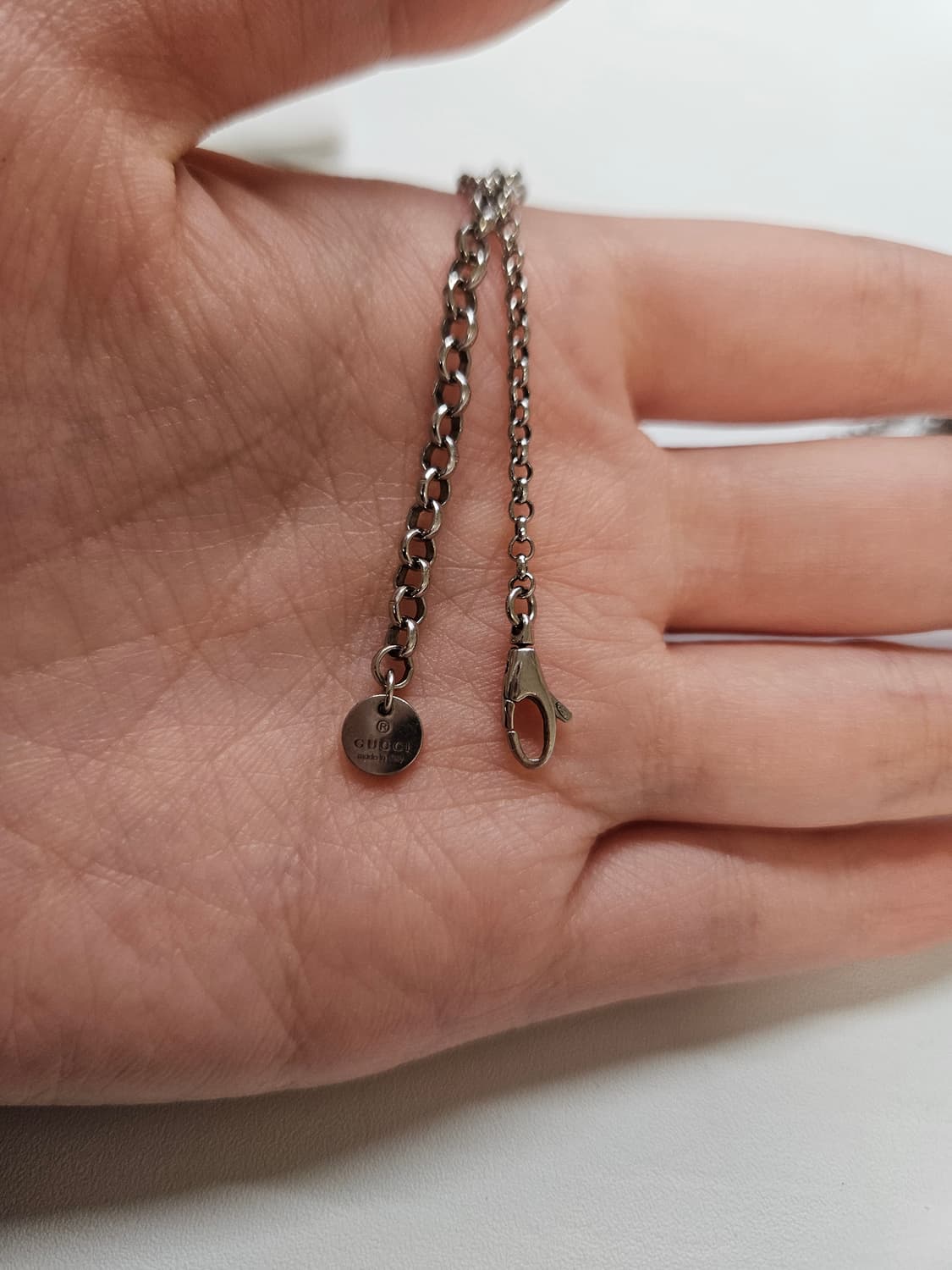 구찌 인터로킹 gg 목걸이 정품 상품이미지5