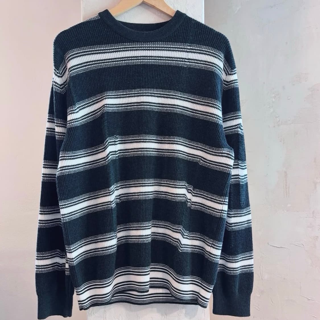 시스템 스트라이프 스웨터 상품이미지2