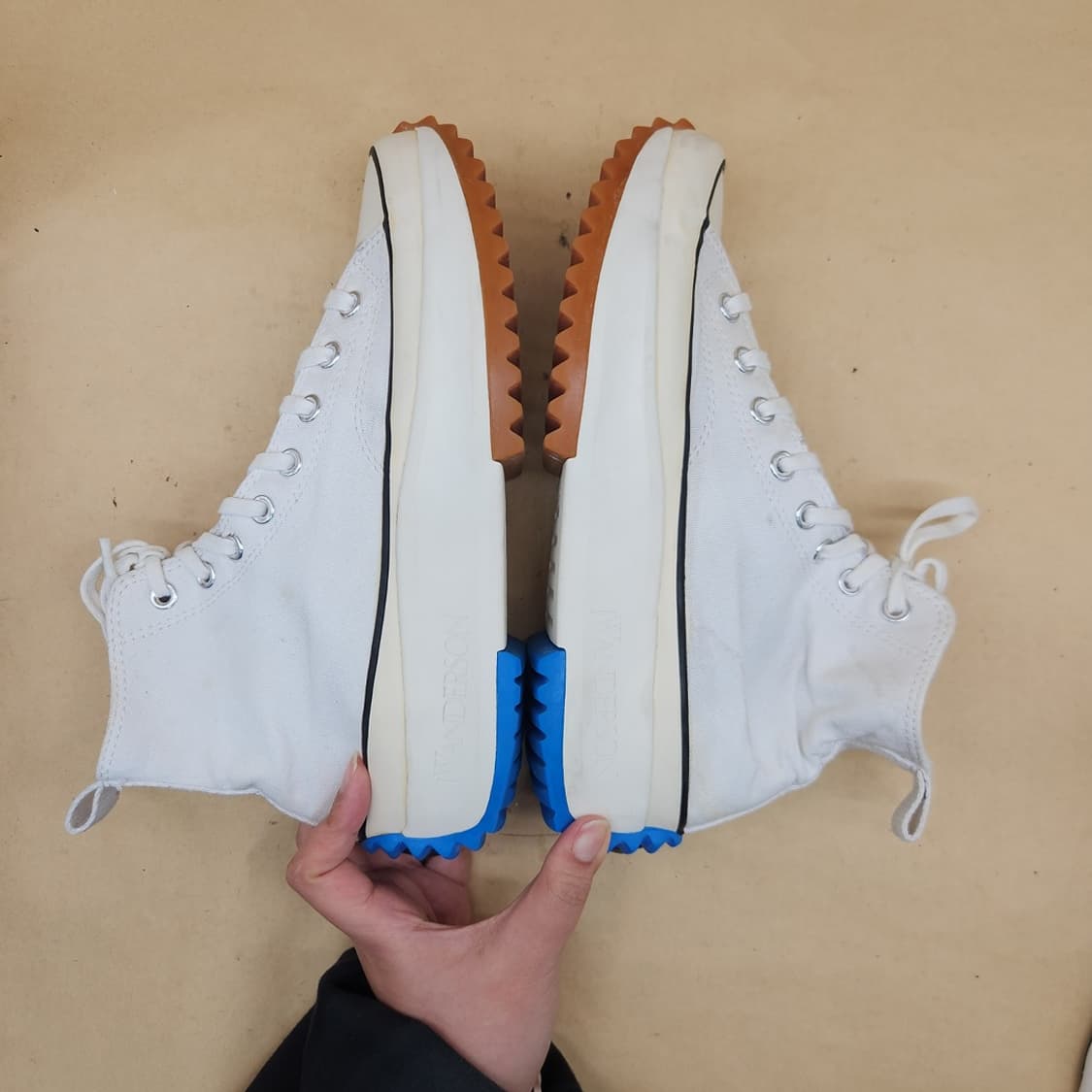 컨버스 X J 런스타 하이크 화이트 하이탑 260 상품이미지5