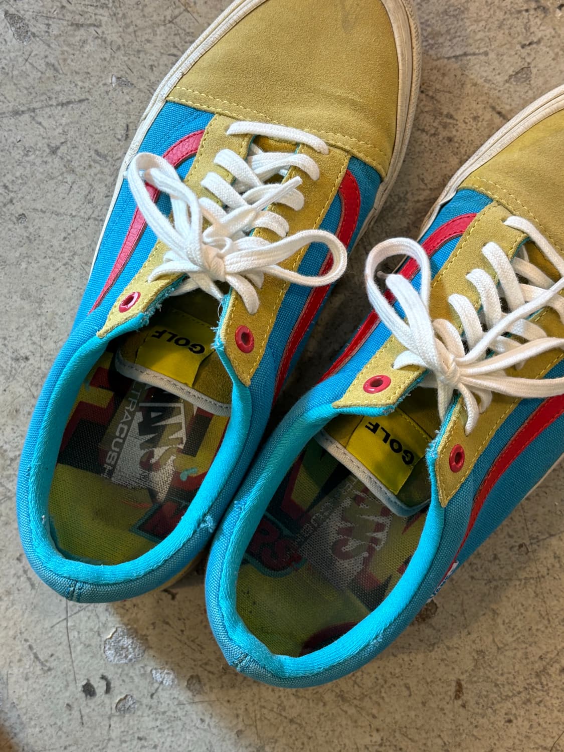 [275] 반스 골프왕 올드스쿨 프로 옐로우 상품이미지2