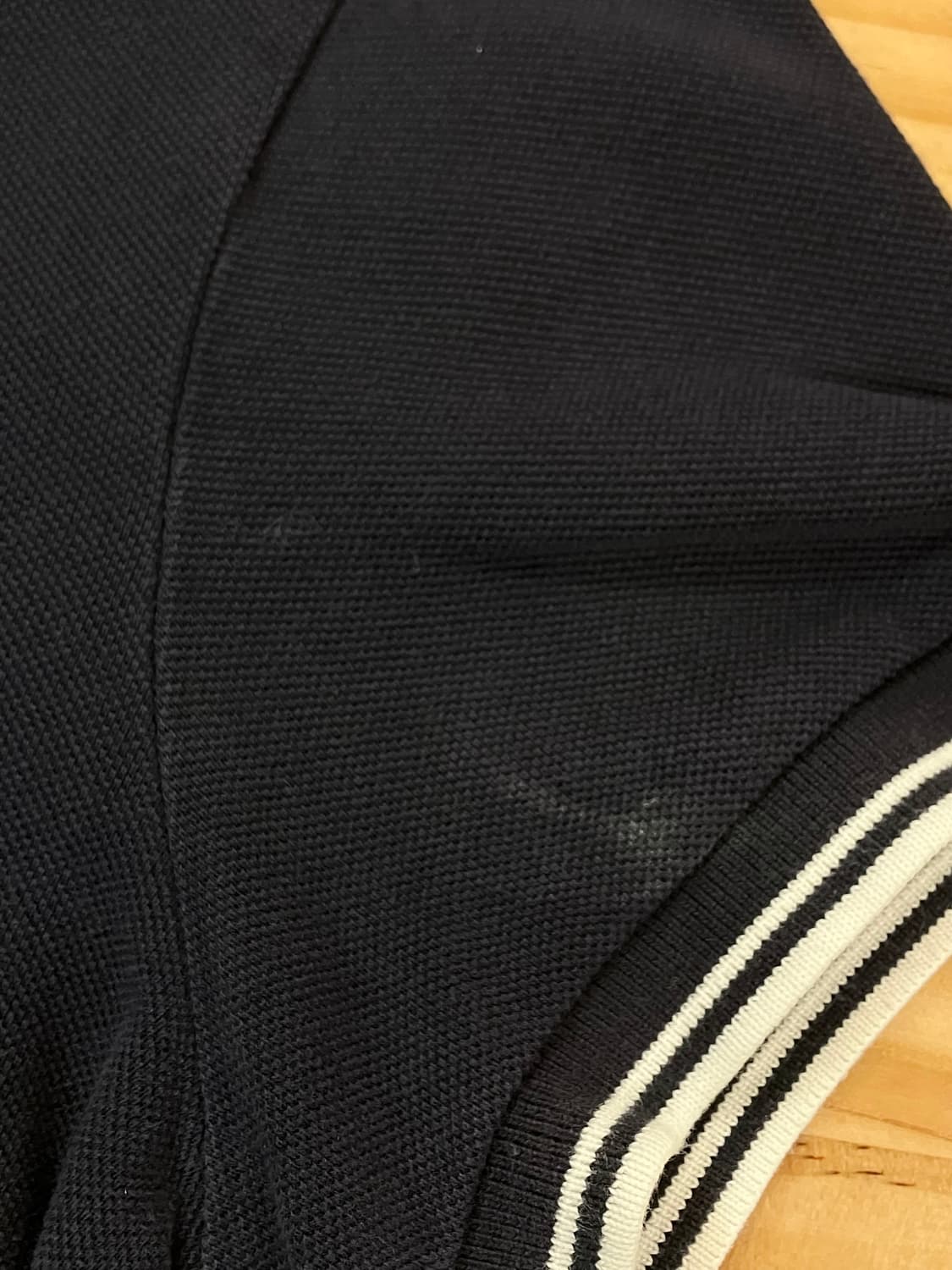 몽클레어 카라 반팔 티셔츠 네이비 M #csz3199 상품이미지7