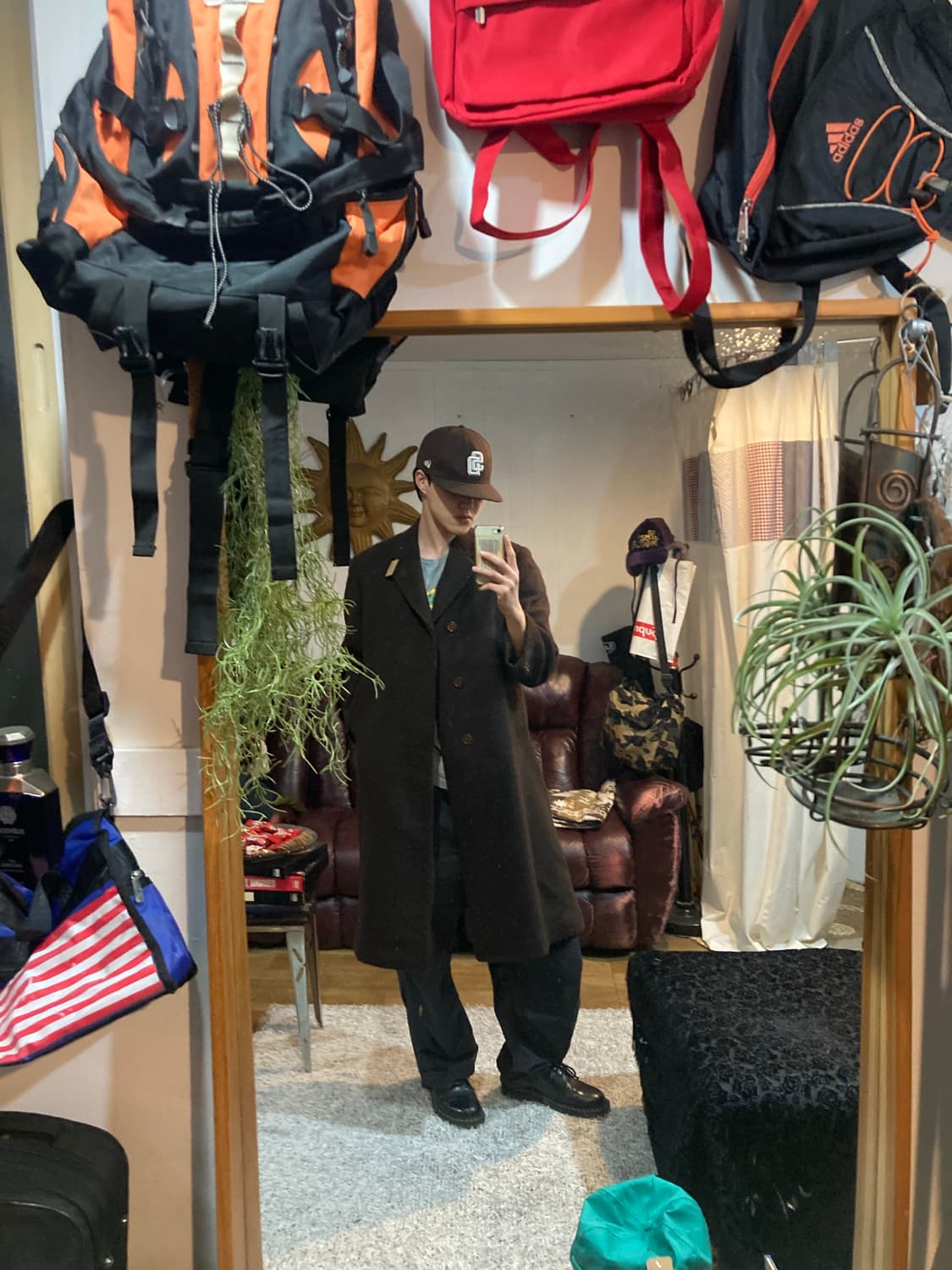 JPN vtg 싱글 캐시미어 코트 상품이미지1