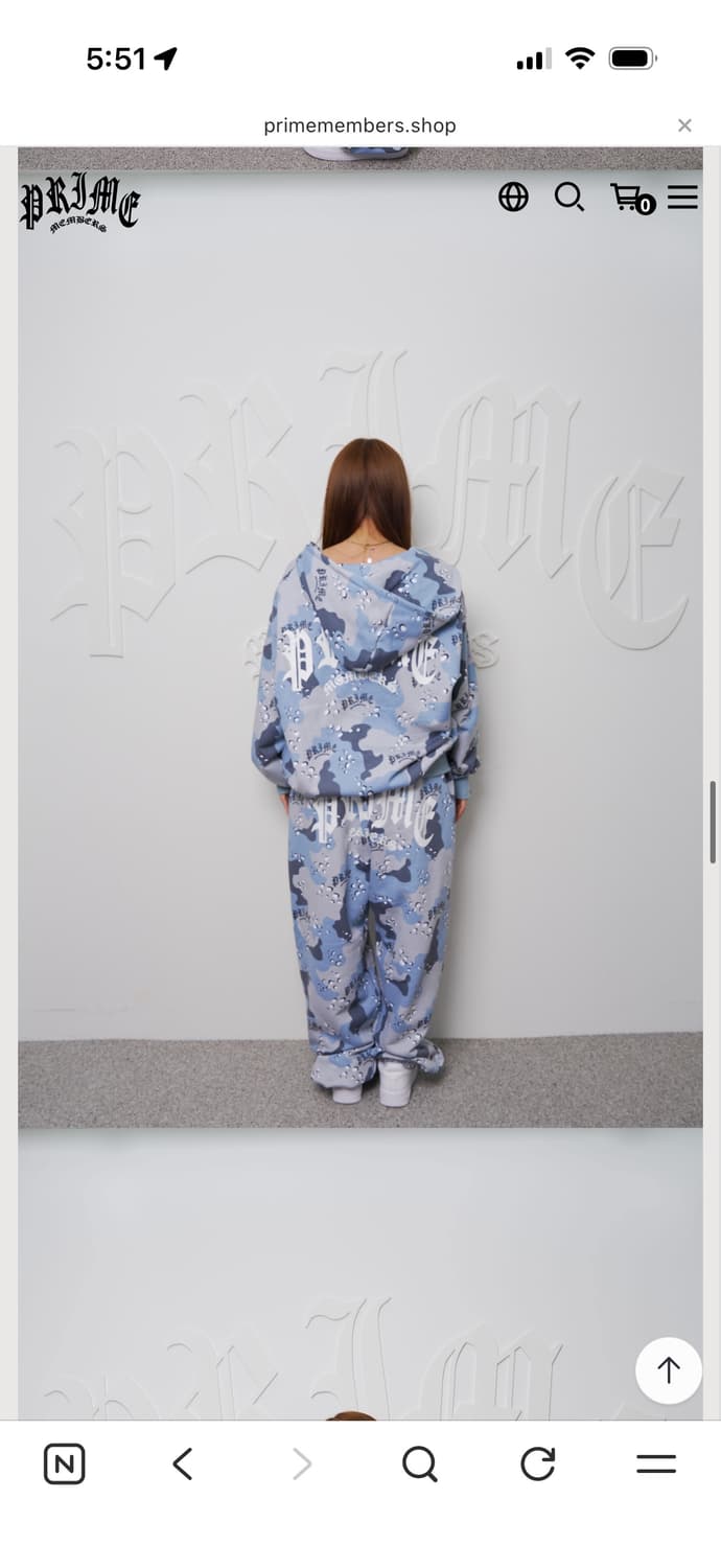 프라임멤버스 카모 셋업 상품이미지4