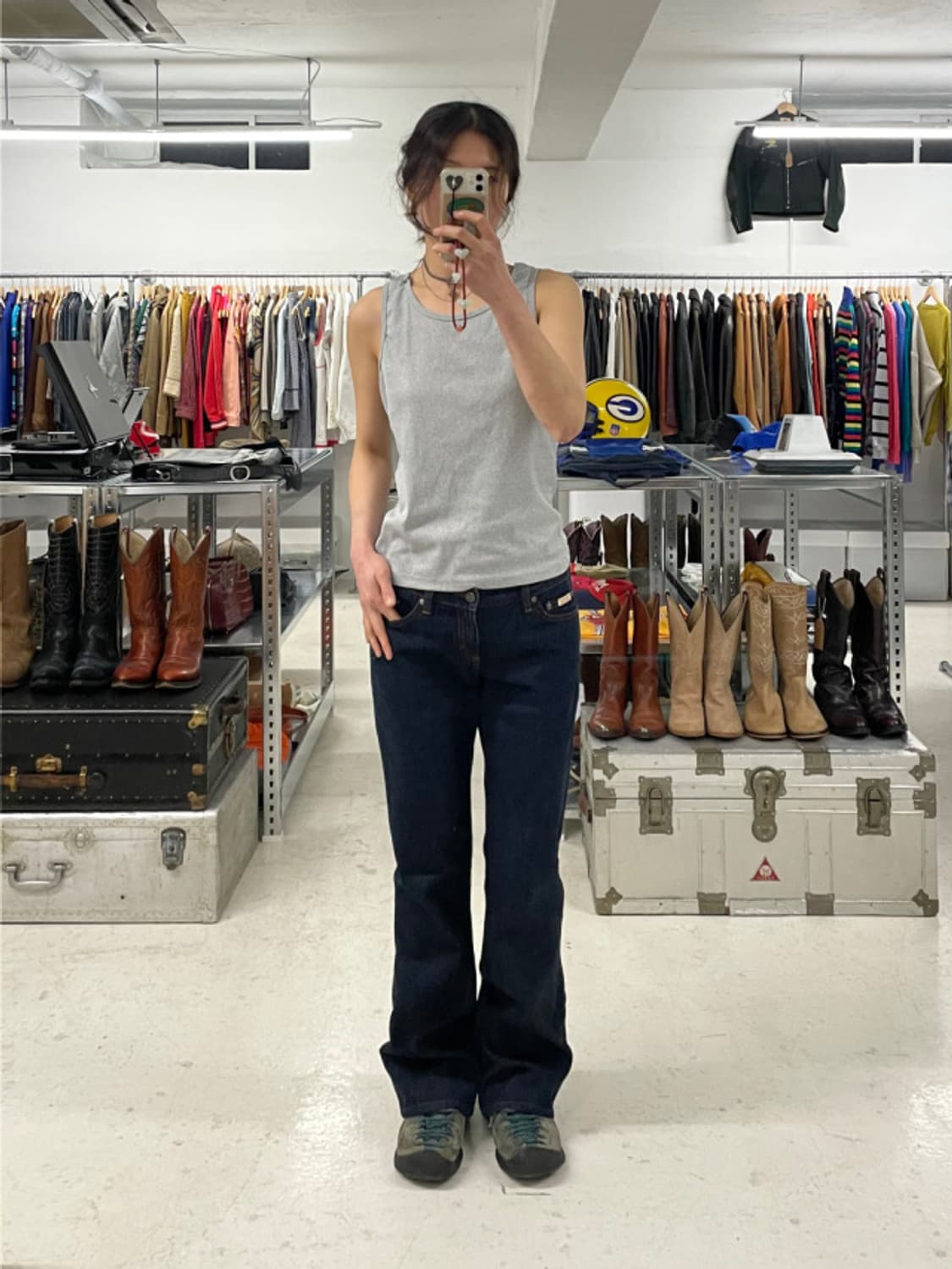 CALVIN KLEIN y2k low-rise boots cut 상품이미지1