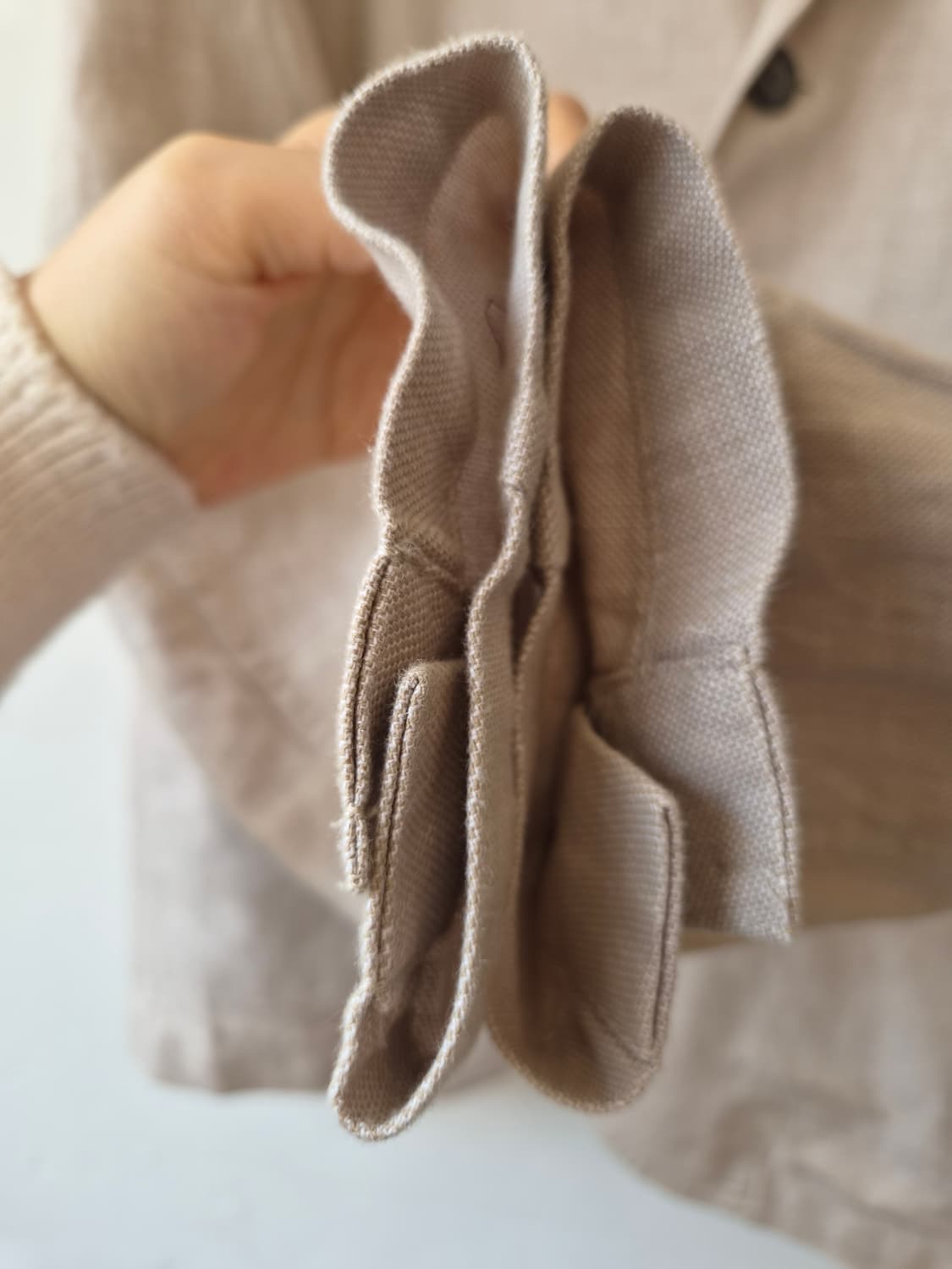 아르마니 익스체인지 남녀공용 간절기린넨자켓 상품이미지5