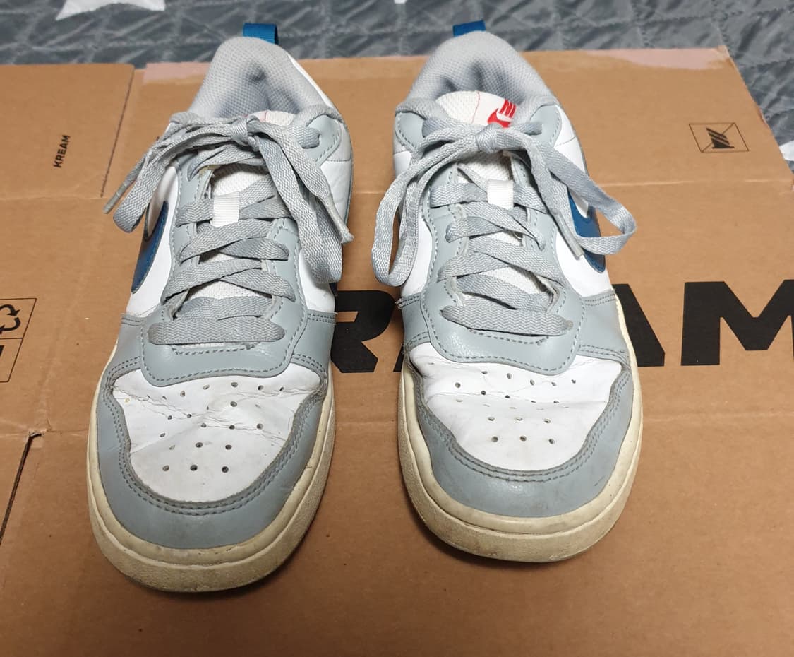 나이키 코트 버로우 로우2  스모크그레이 마리나블루 스니커즈 (240) 상품이미지3