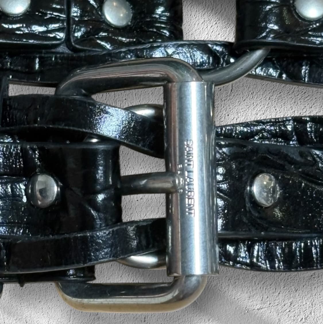 생로랑 크로커다일벨트 상품이미지3