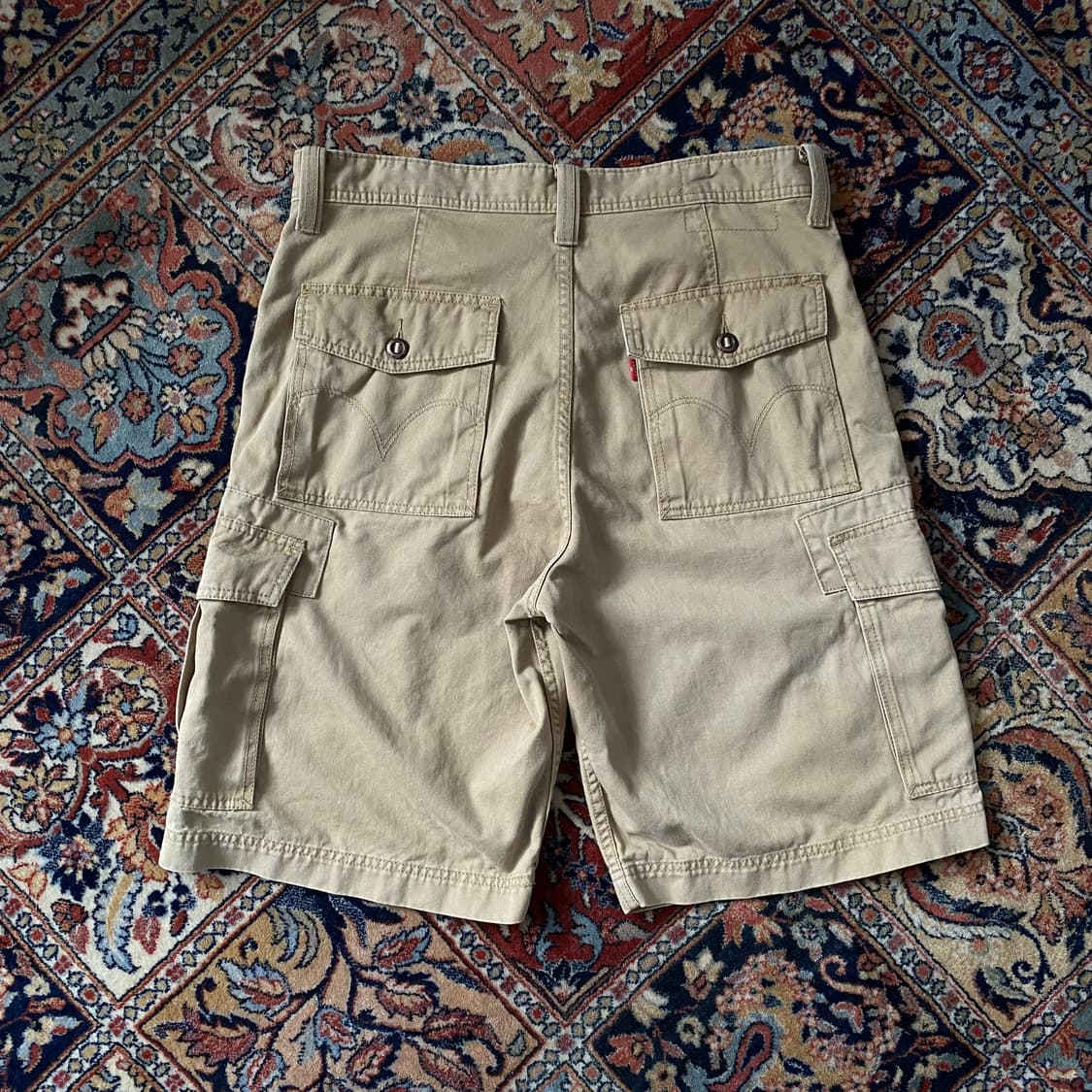 🌊00s Levis Cargo shorts Beige 상품이미지2