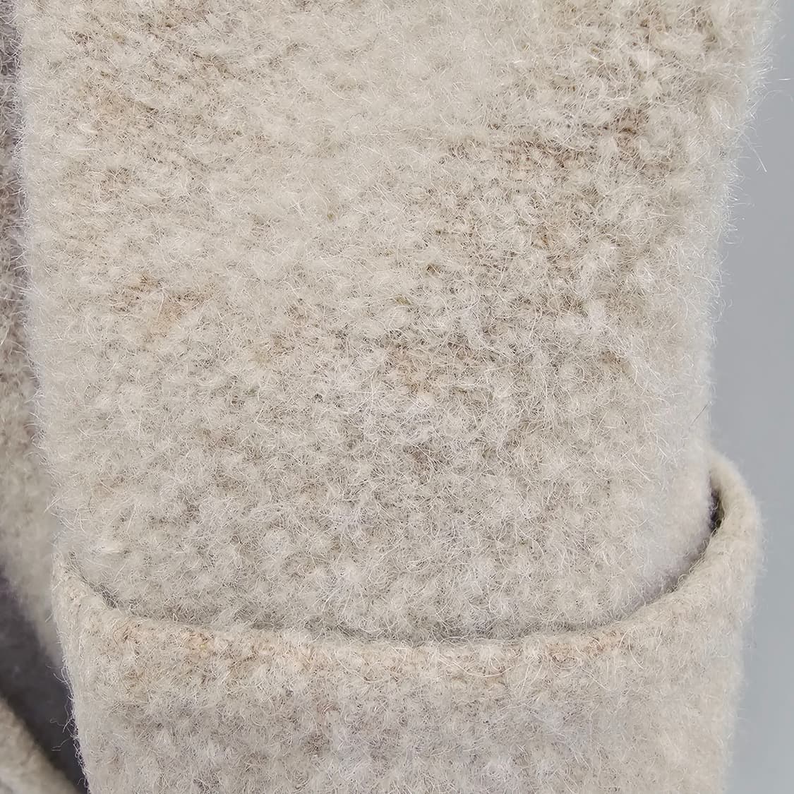 SANYO 울 블렌드 내추럴 베이지 하프코트 상품이미지10