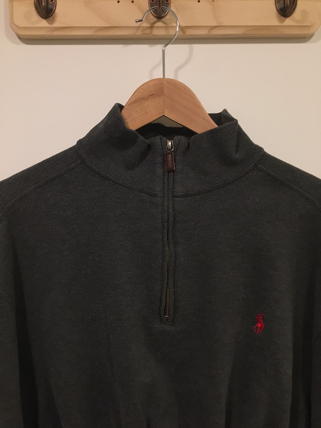 여성 폴로 오버핏 크롭반집업 100~105 상품이미지3