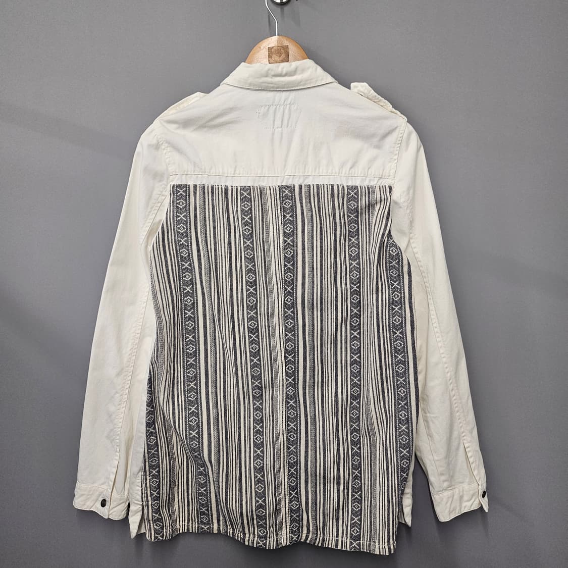 자라 아이보리 코튼 자켓 상품이미지2