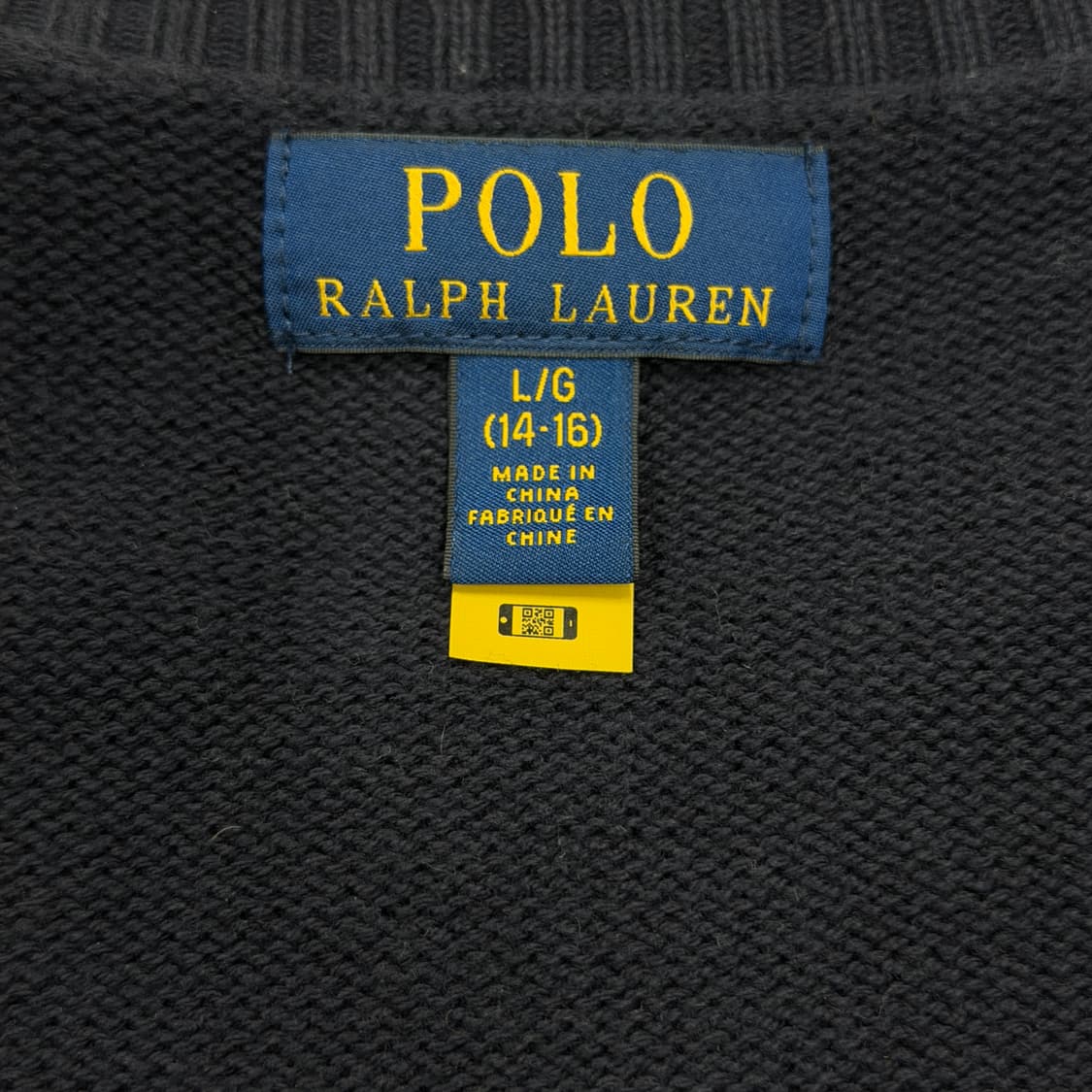 폴로 랄프로렌 신형 QR 퍼피 강아지 도그 니트 네이비 L 상품이미지5