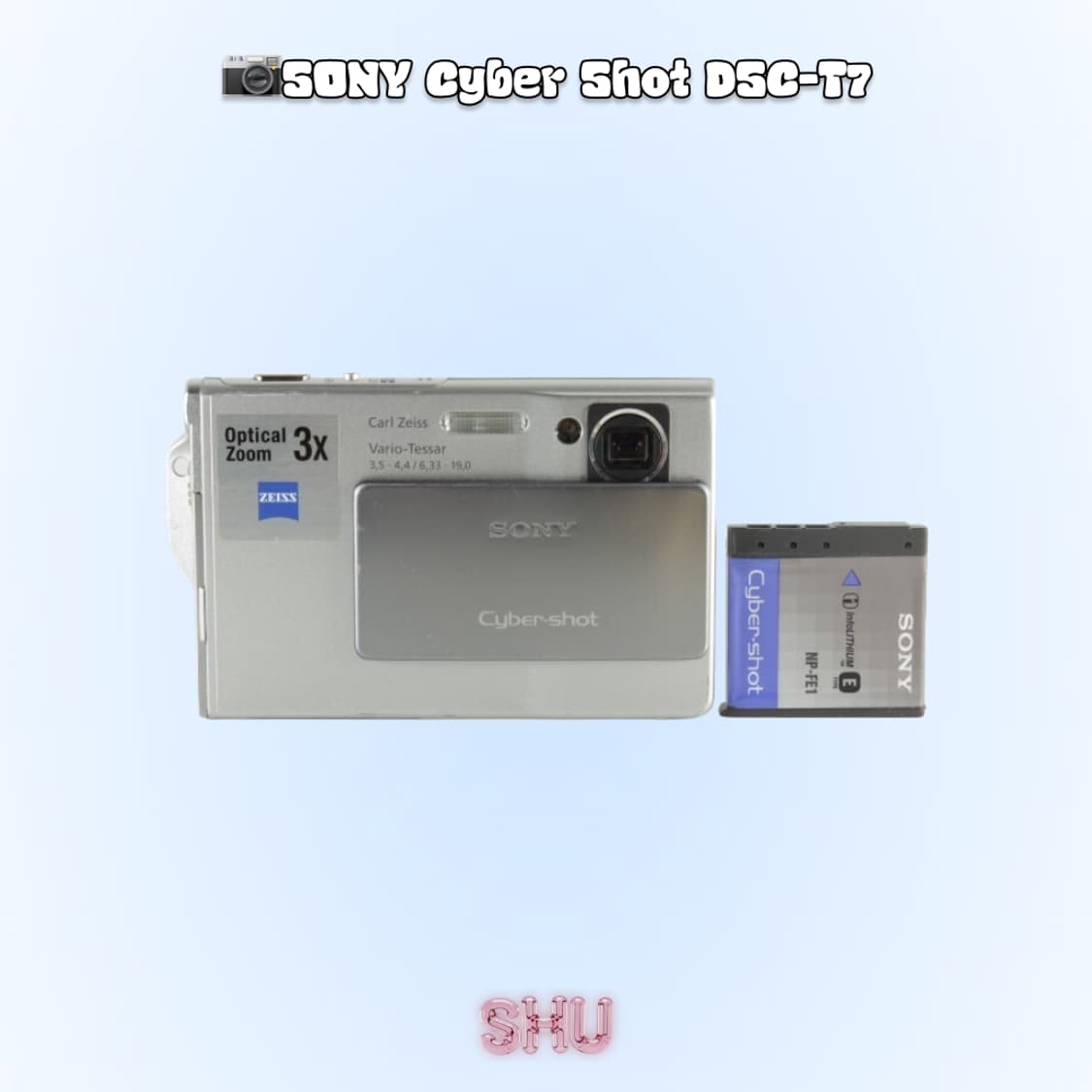 소니 사이버샷 DSC-T7 컴팩트 미니 디카 실버 상품이미지3