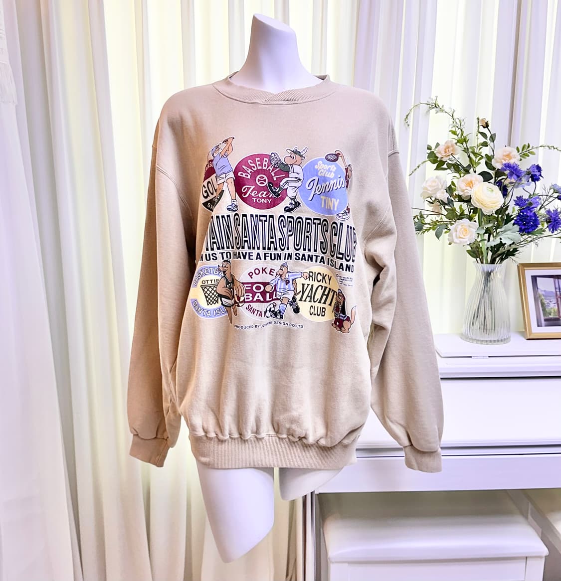 캡틴산타 프린팅 맨투맨 L 상품이미지1