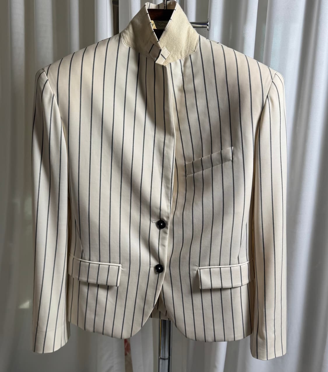 질 샌더(Jil Sander) 크롭  핀스트라이프 블레이저 상품이미지10