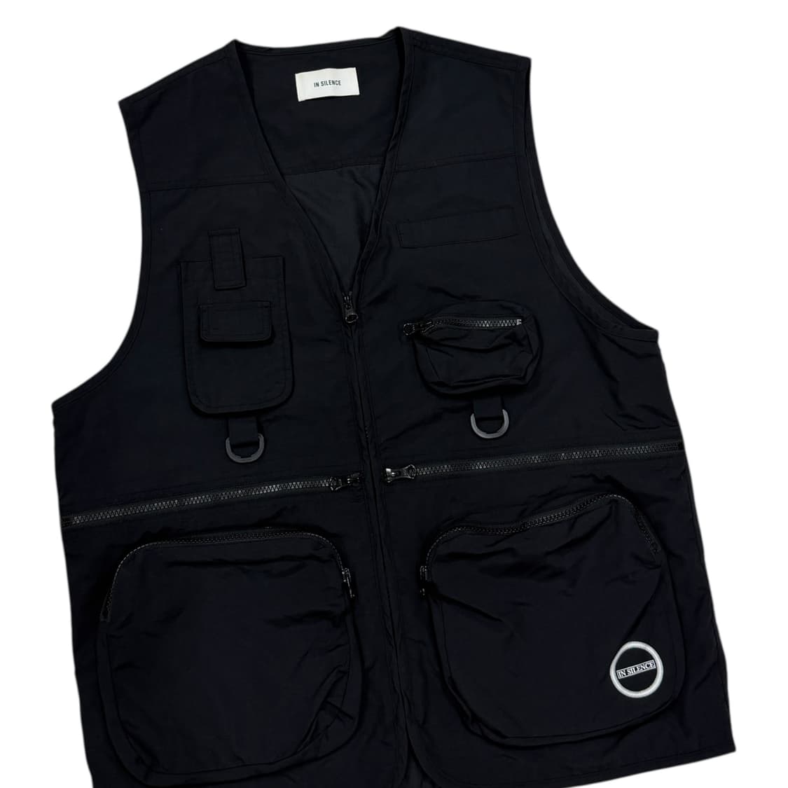 인사일런스 유틸리티 베스트 포켓 조끼 블렉 상품이미지2