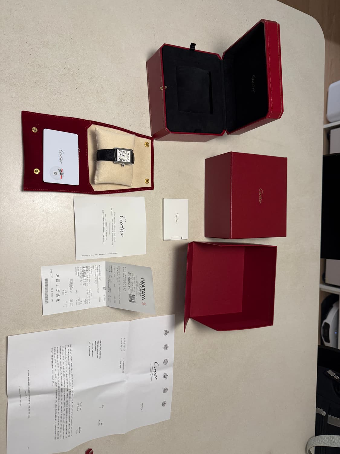 까르띠에 탱크 머스트 라지 스틸 상품이미지8