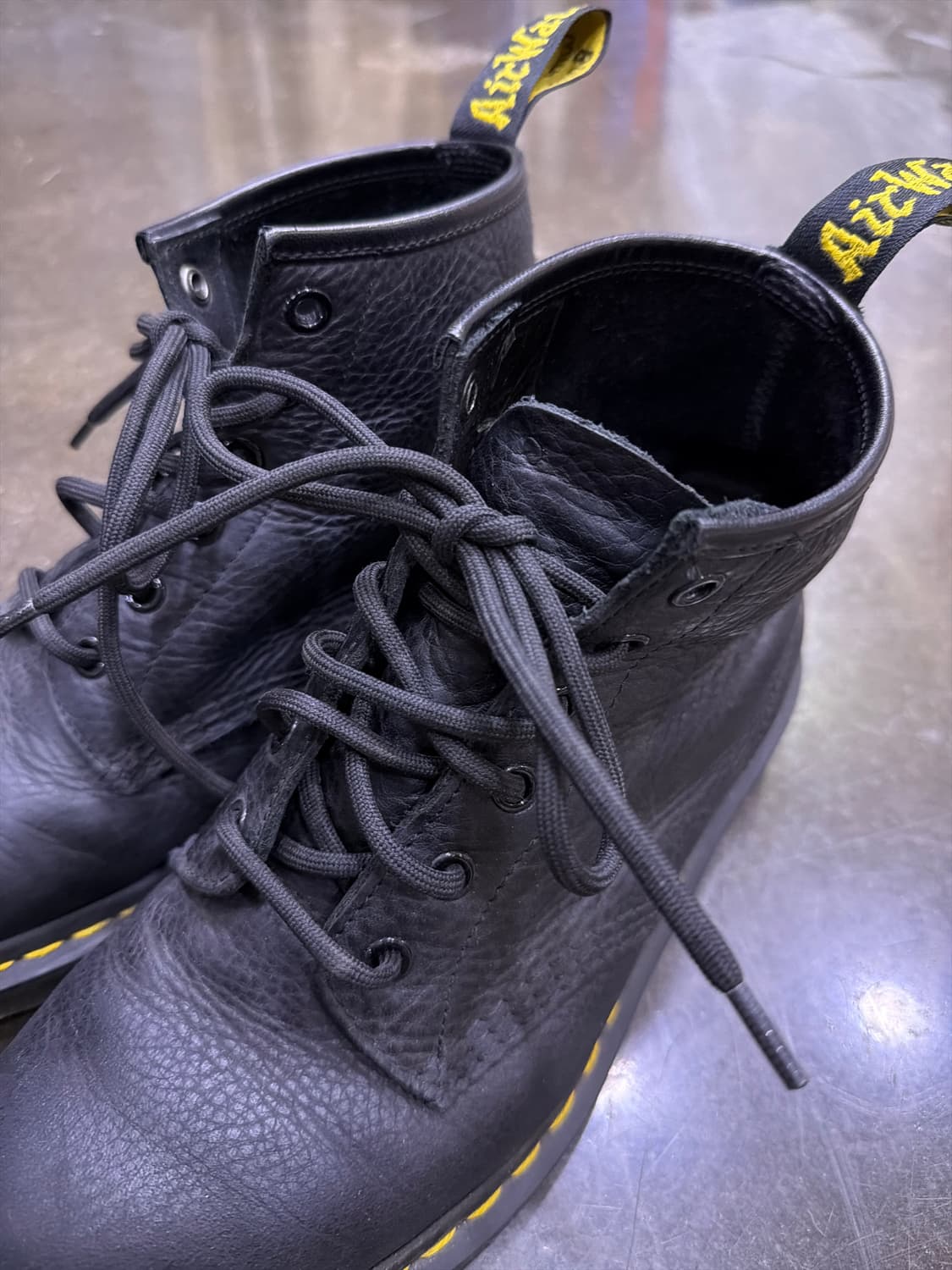 닥터마틴 101 6홀 블랙 워커 부츠 260 상품이미지4