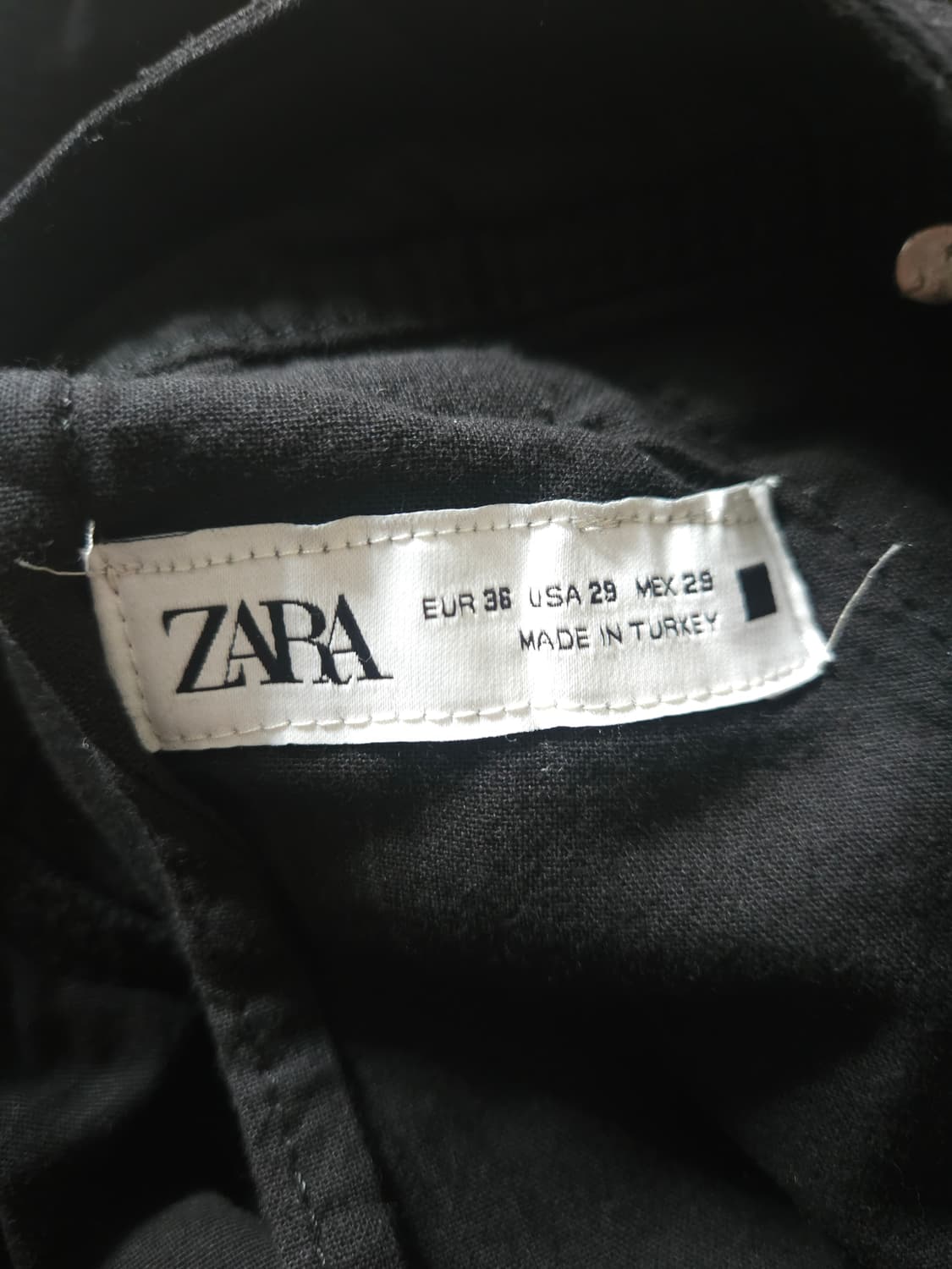 Zara 키링 스트레이트핏 팬츠 36 상품이미지2