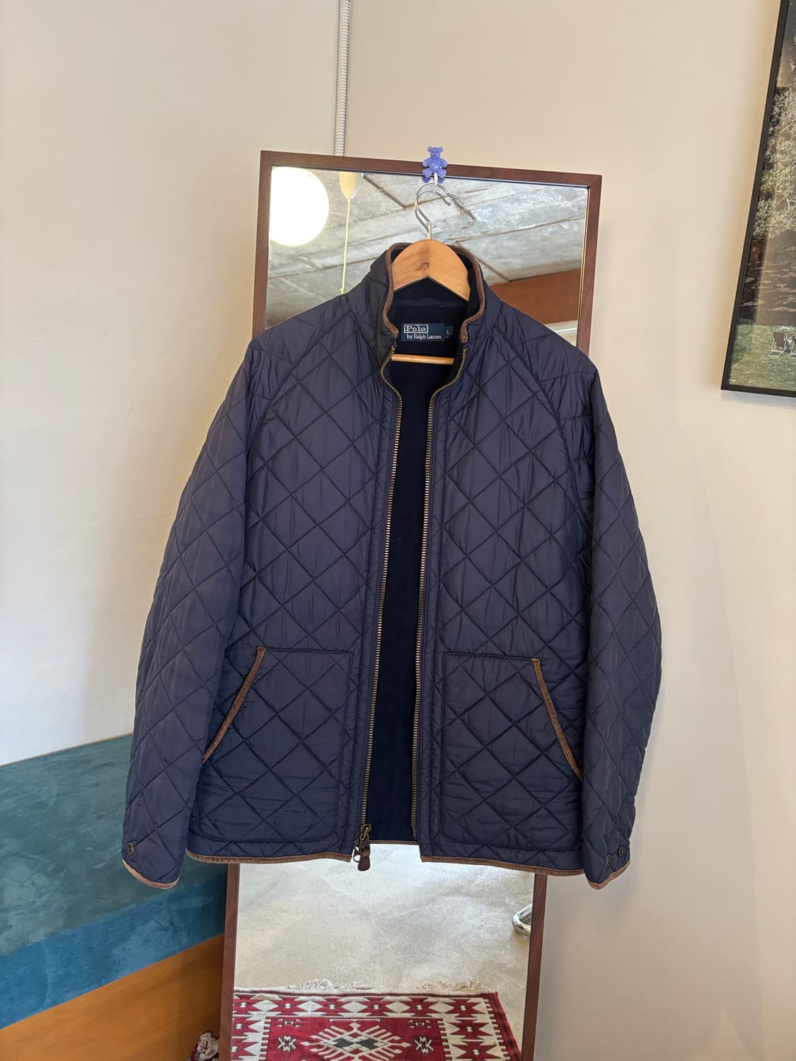 폴로 랄프로렌 네이비 퀼팅 자켓 상품이미지1