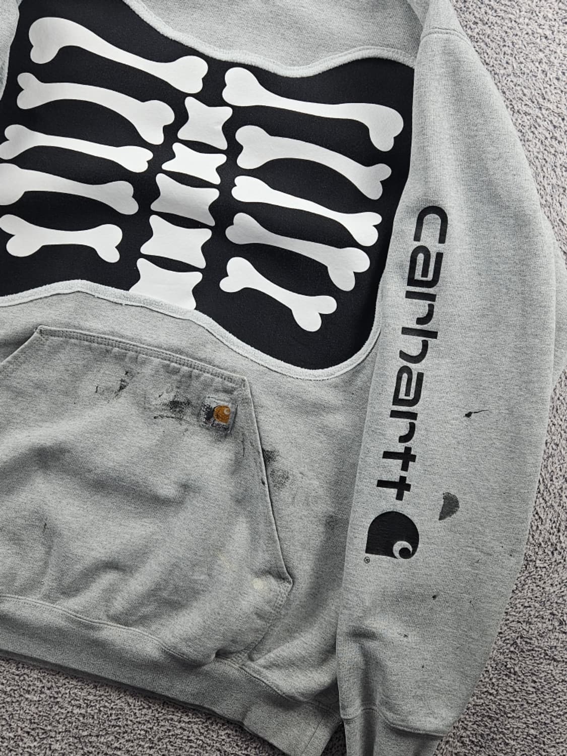 칼하트 X 아디다스 아플리케 커스텀 후드 티셔츠 ( XL )/ 10990 상품이미지7