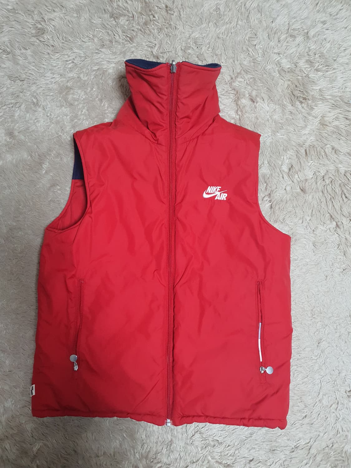 나이키 올드스쿨 양면 조끼 패딩 사이즈 90 상품이미지3