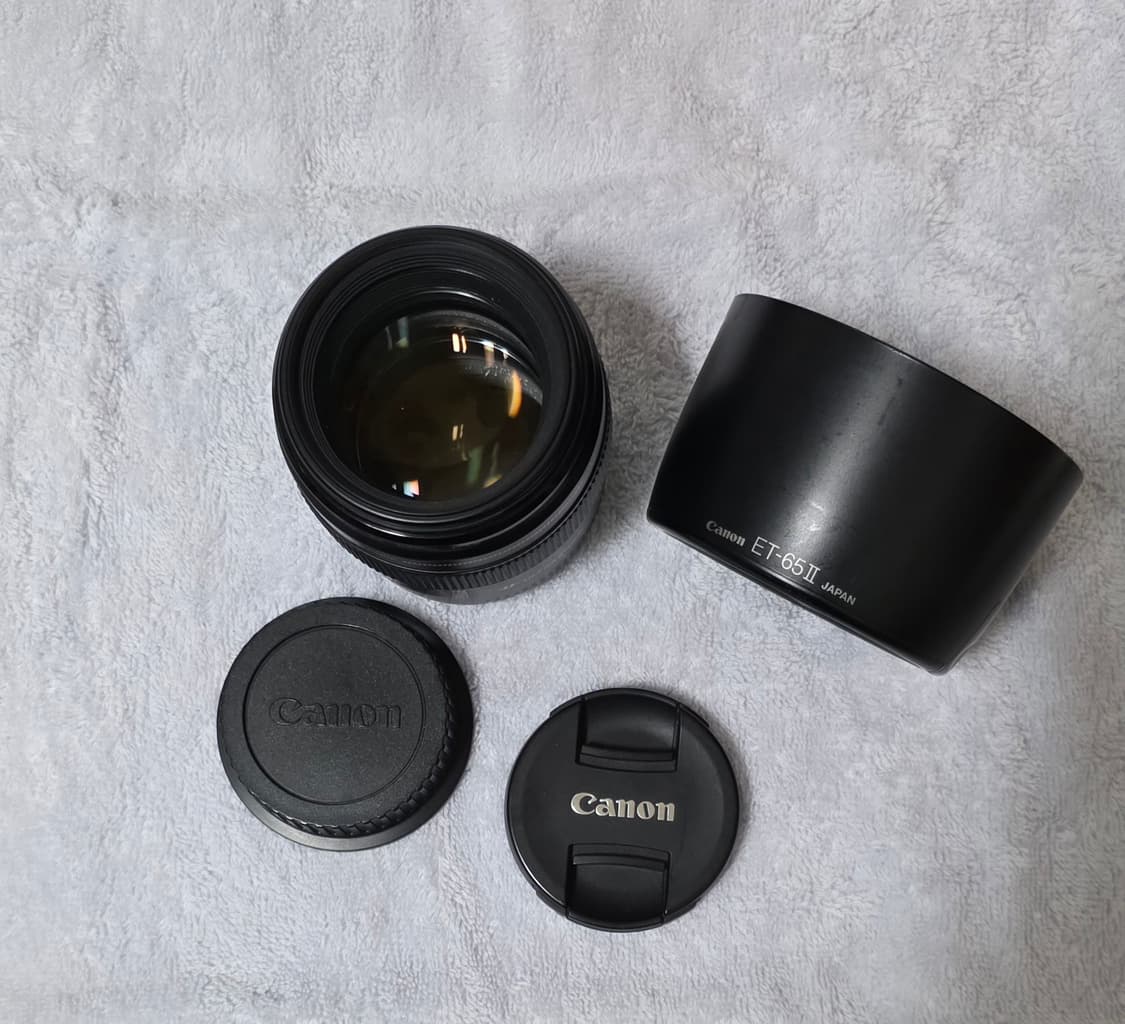 Canon 렌즈 ef 85mm 1.8 렌즈팝니다. 상품이미지3