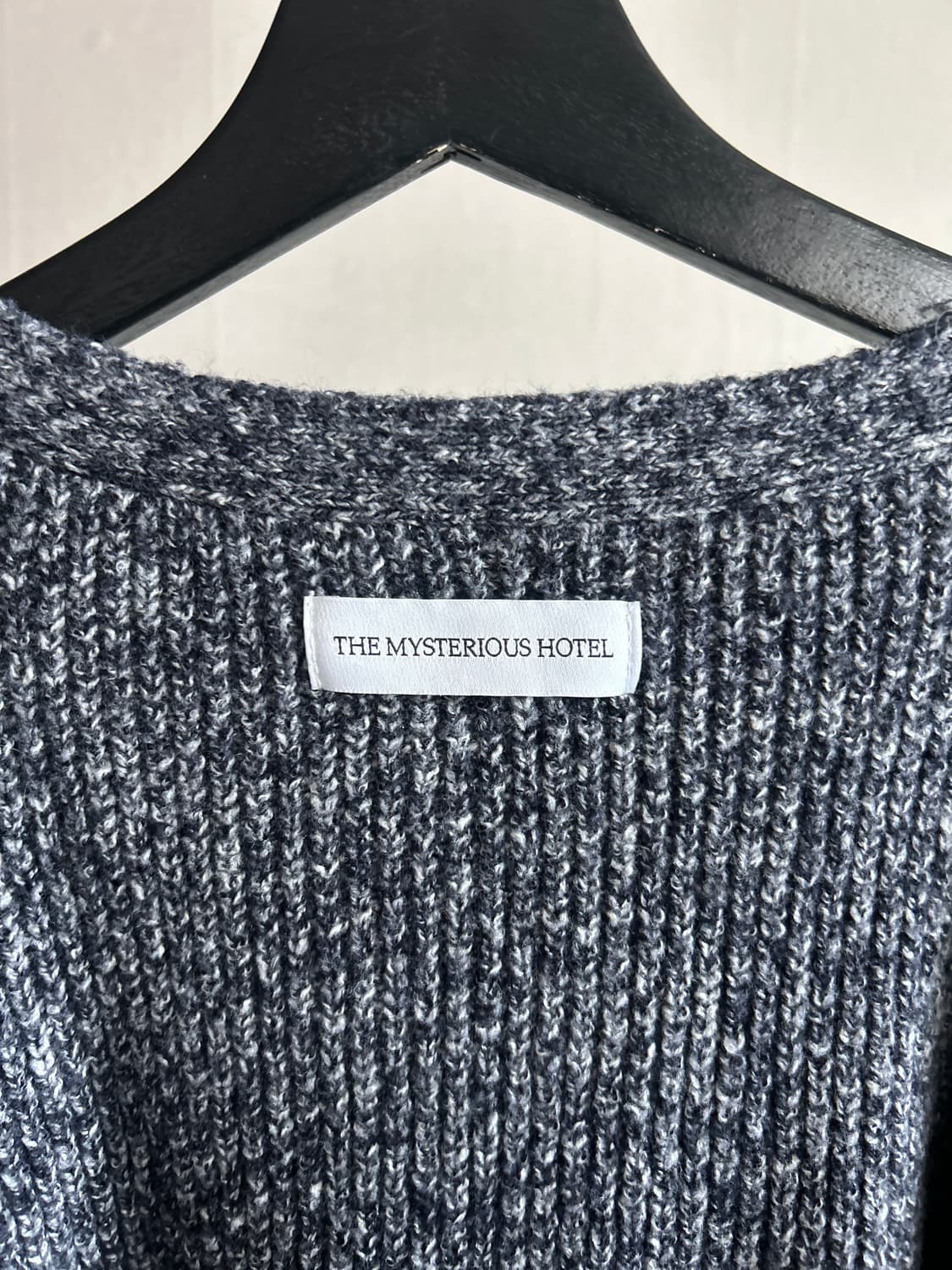 미스테리어스호텔 데미지 니트 가디건 상품이미지2
