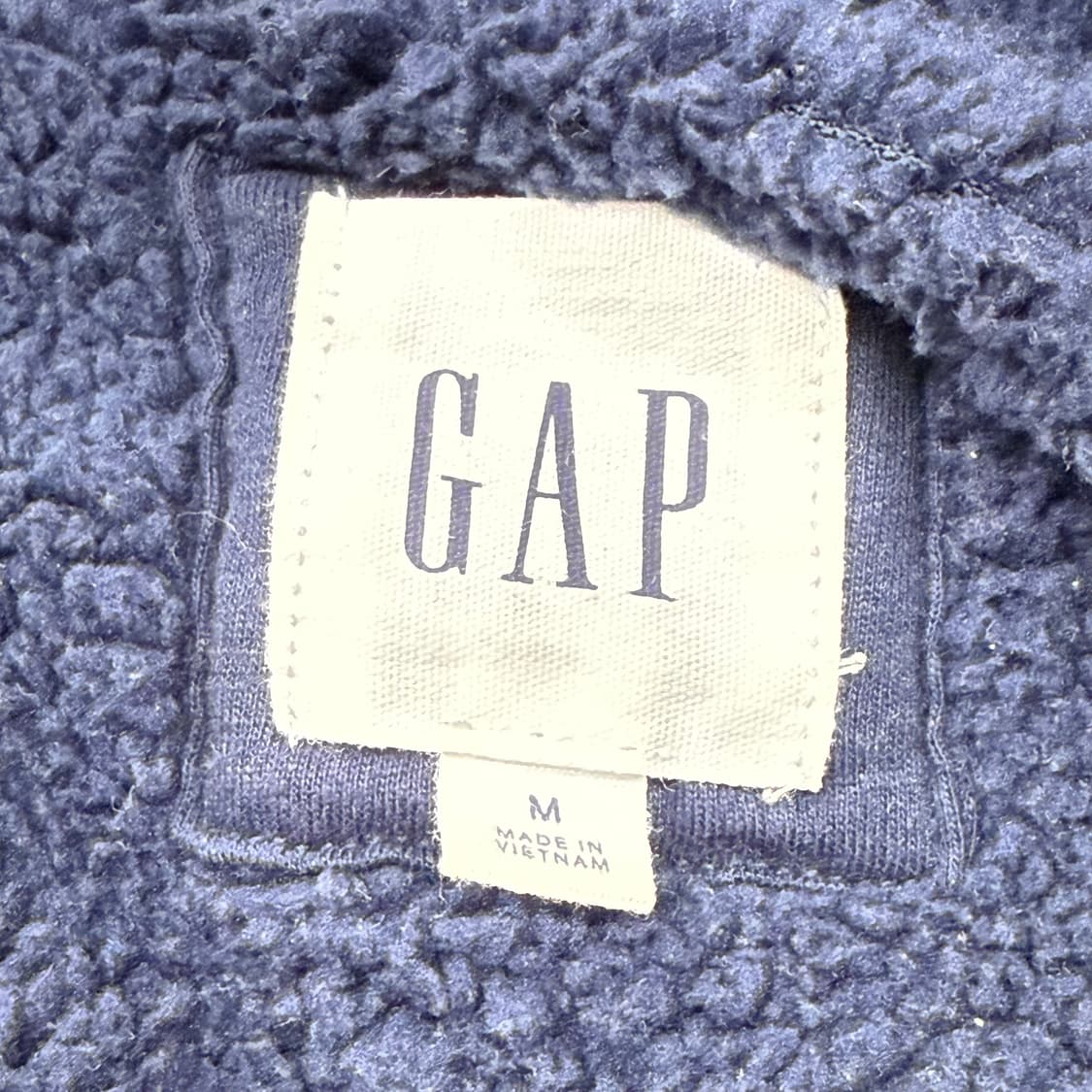 갭 네이비 양털 후드집업  상품이미지5