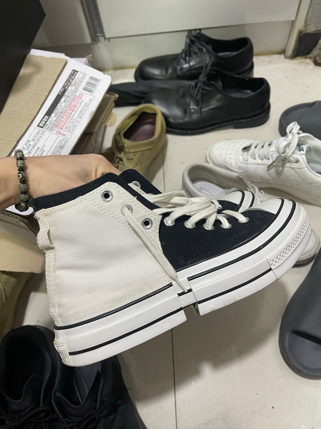 컨버스 펑첸왕 콜라보 하이 스니커즈 260 상품이미지2