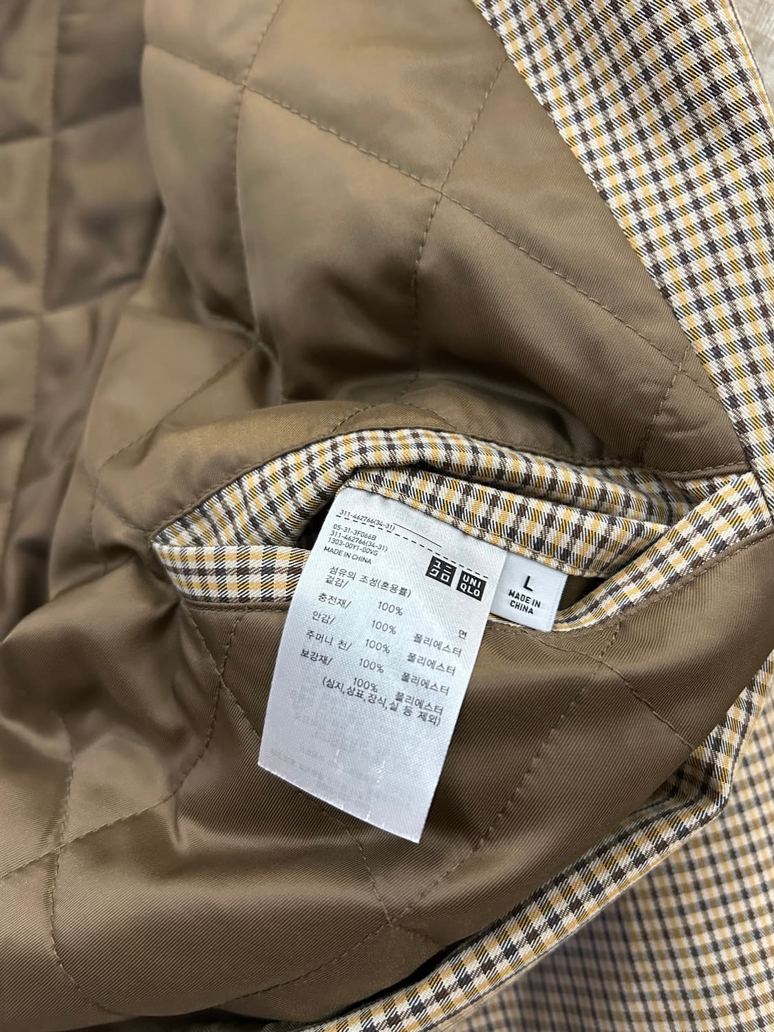 유니클로 JW앤더슨 패디드트렌치코트 상품이미지4