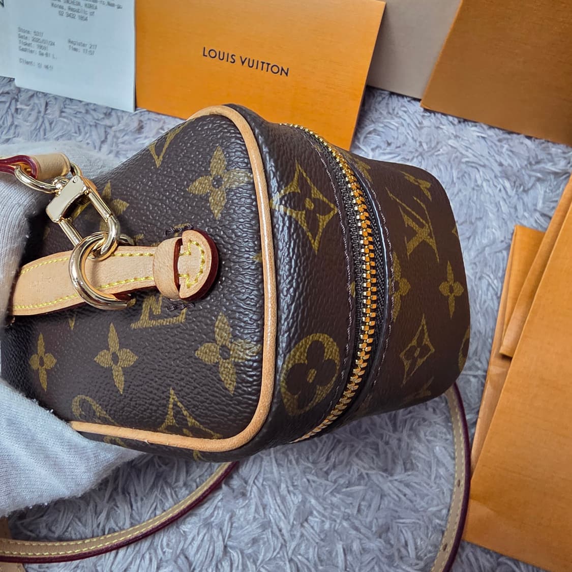 {클로젯}[완신 백화점 풀구성+영수증]루이비통 니노나스 백 상품이미지7