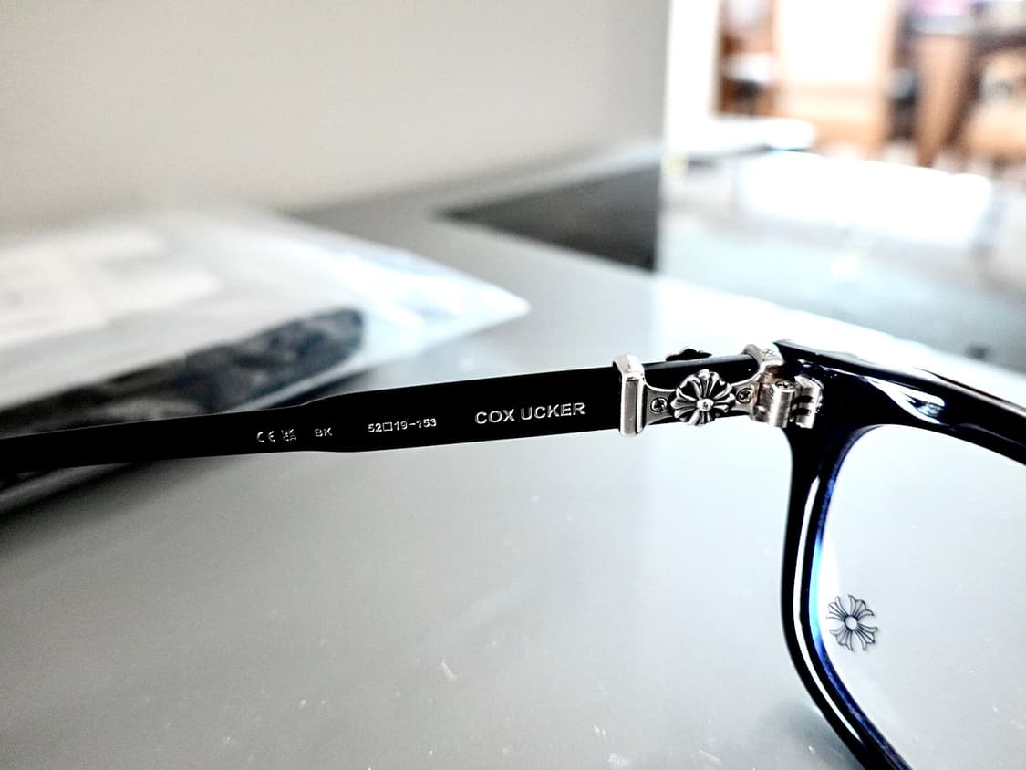 크롬하츠 콕스어커 블랙/실버 안경 상품이미지9