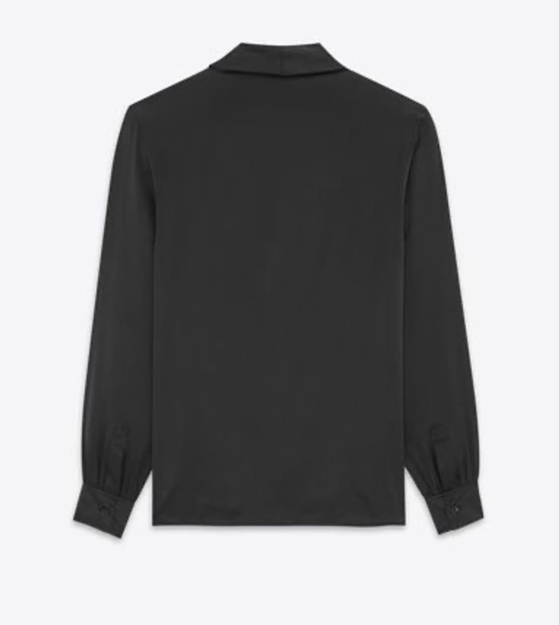 [강동원님 착용] 생로랑 23AW 실크 새틴 타이 셔츠 상품이미지3