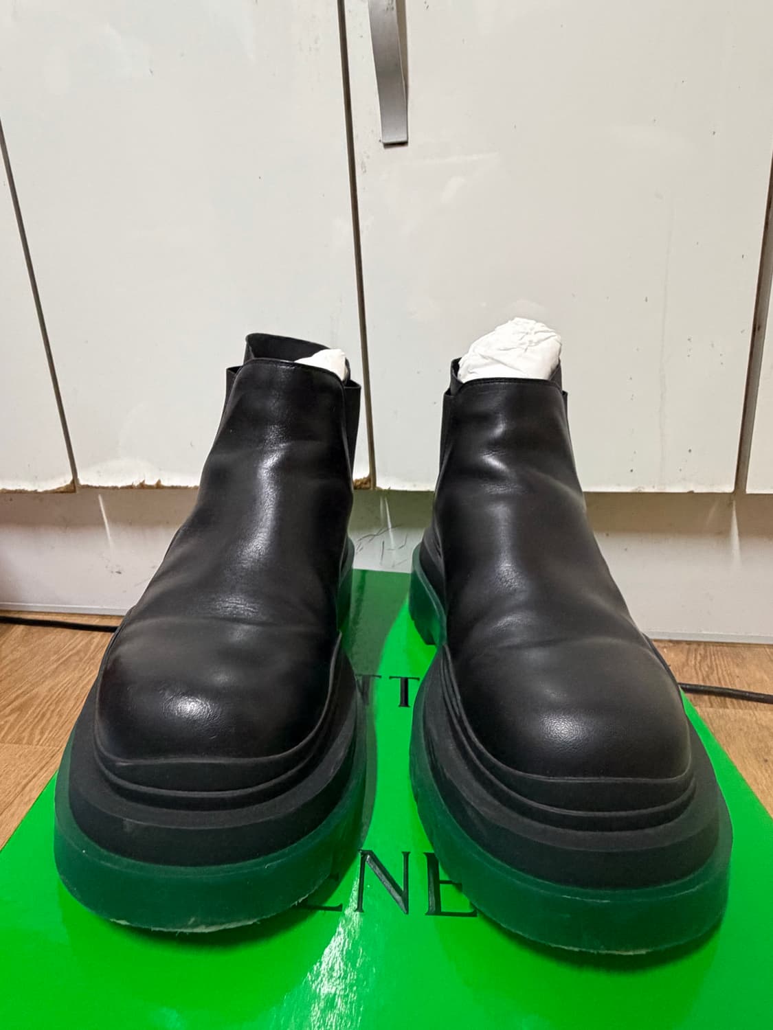 [40.5]보테가 베네타 타이어부츠 그린솔 상품이미지1