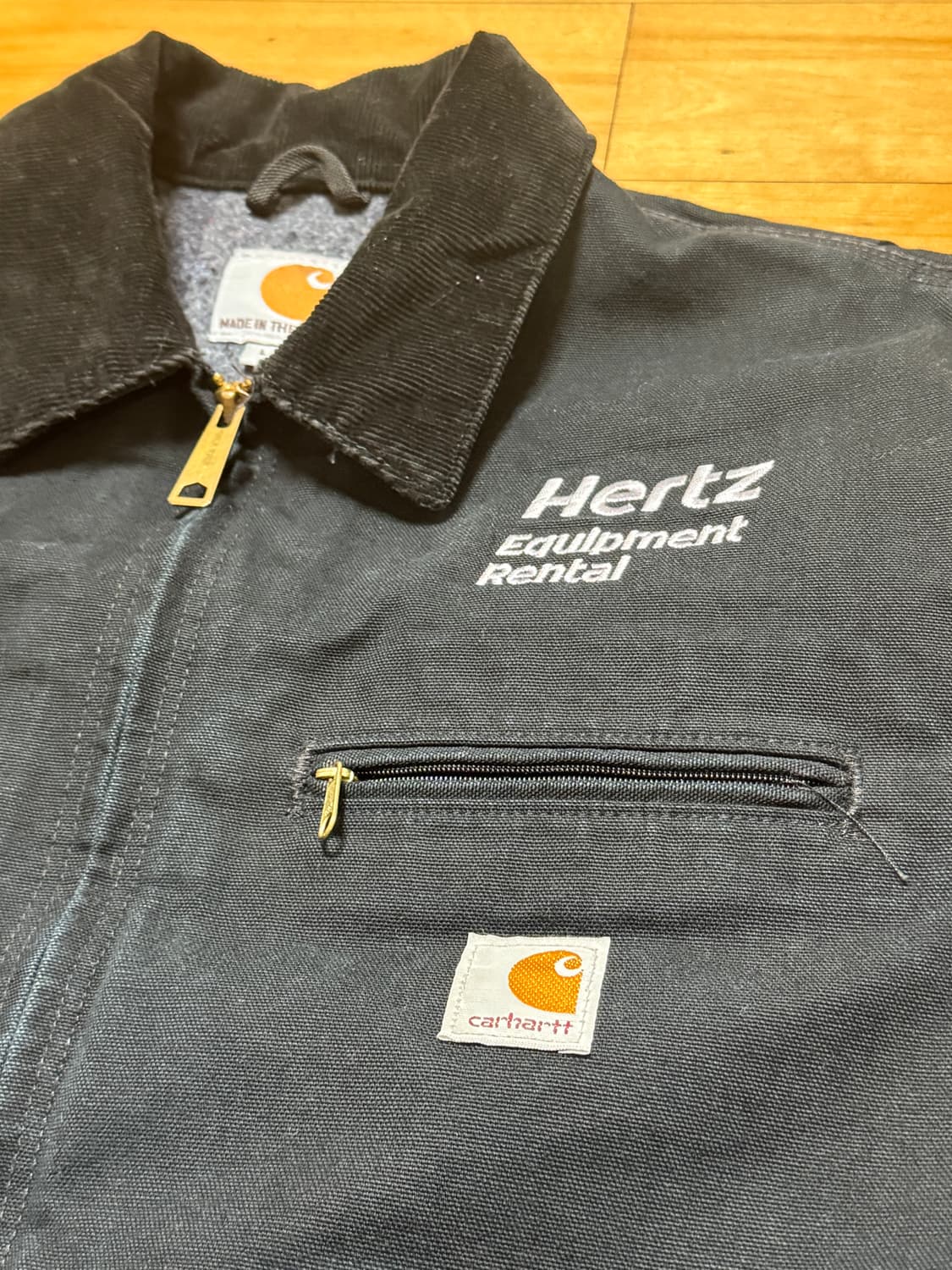 칼하트 디트로이트 J001 블랙 L (MADE IN USA) 상품이미지3