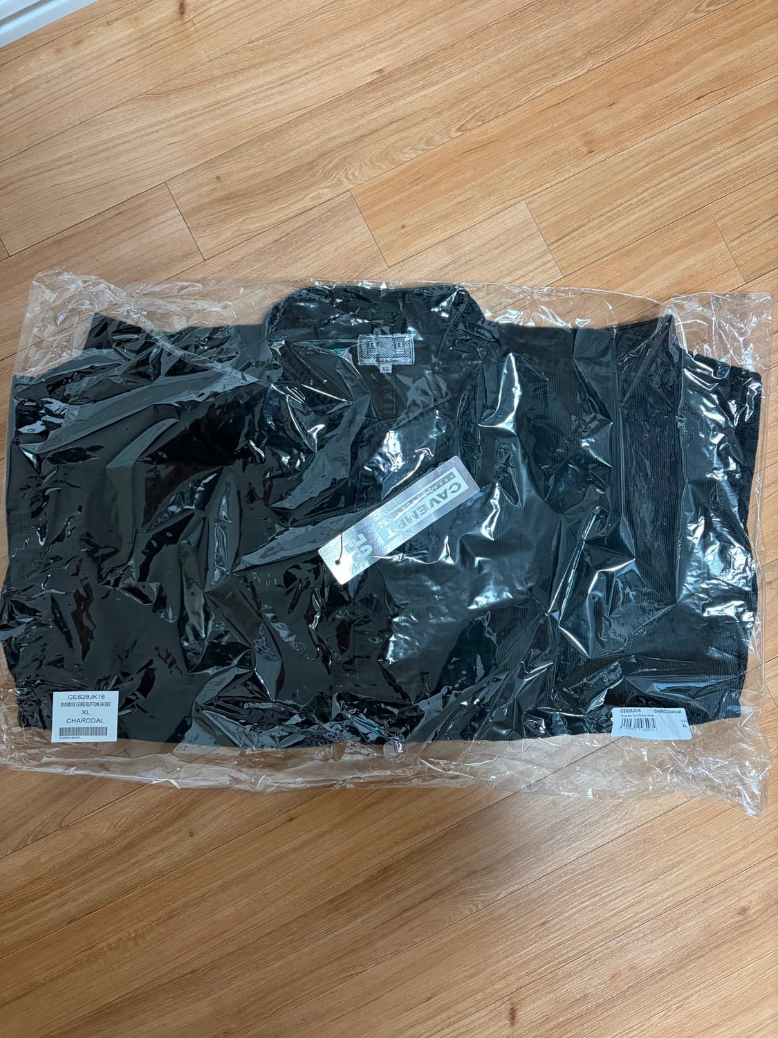 [XL] 카브엠트 오버다이 코듀로이 버튼 자켓 차콜 상품이미지2