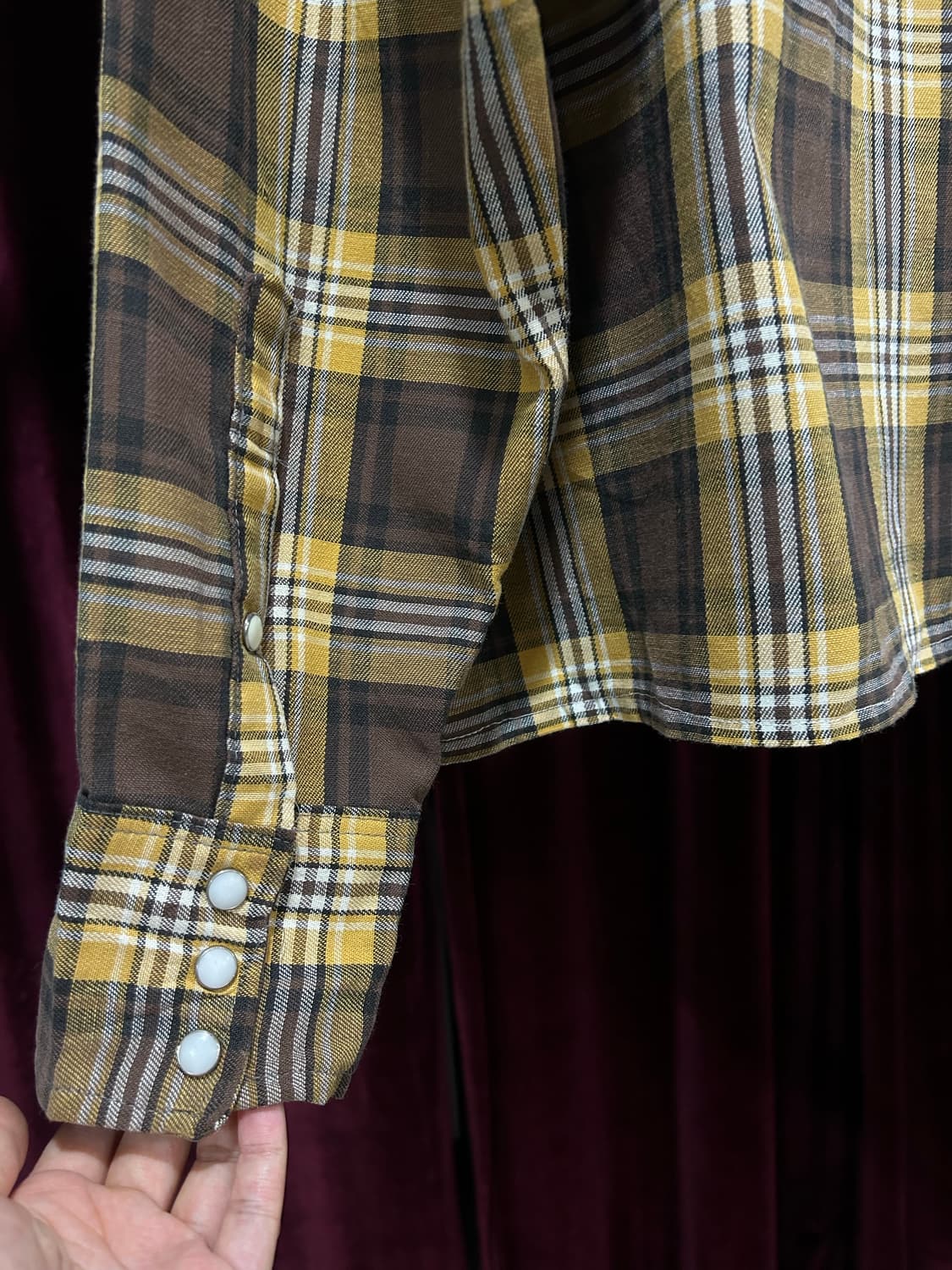 Vintage Wrangler Western check shirt  상품이미지9