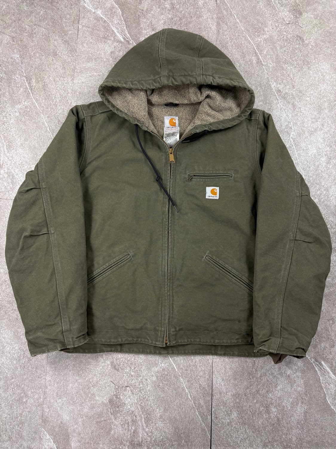 Carhartt Sherpa-Lined Duck Jacket 상품이미지1