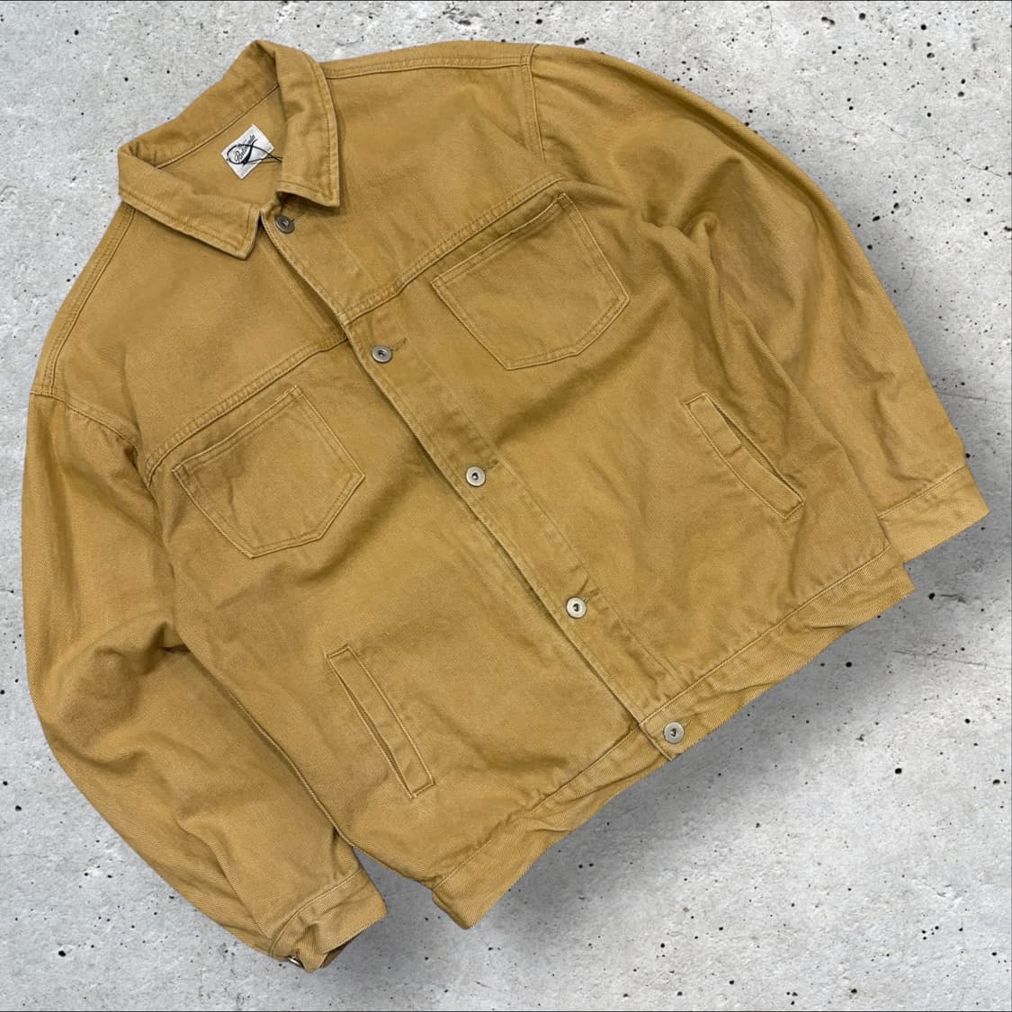 [L] 파르티멘토 데님 자켓 노랑 옐로우 C524 상품이미지1