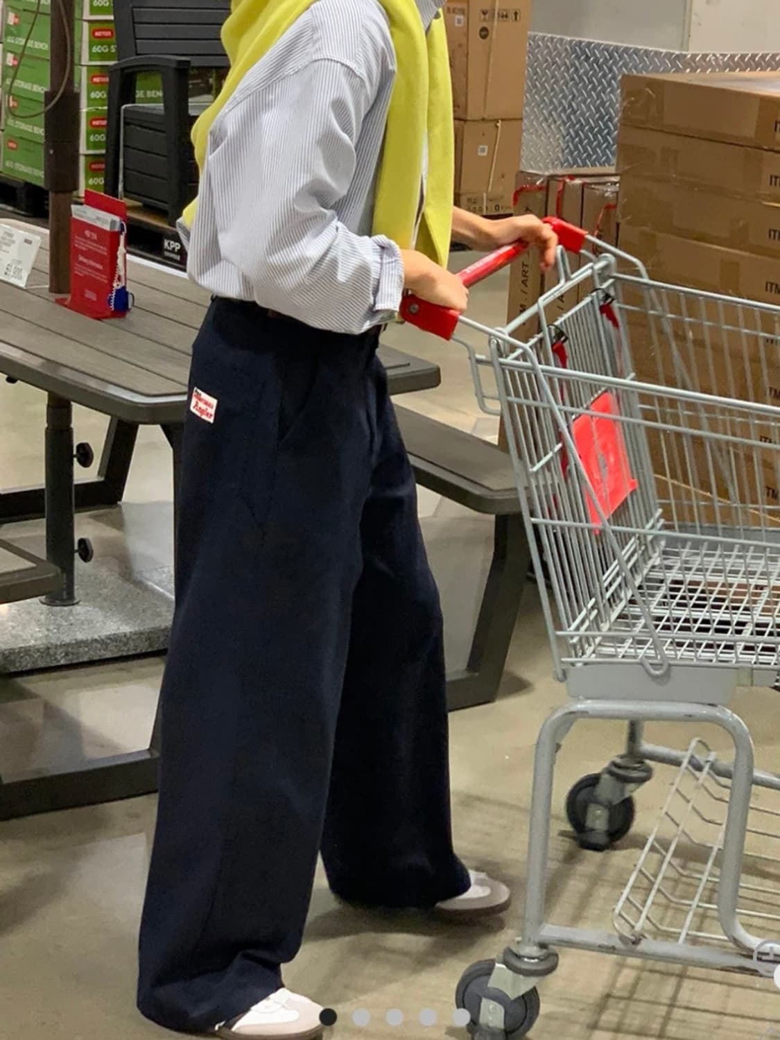 닐렛 워크 팬츠 (베이지 새상품) 상품이미지2