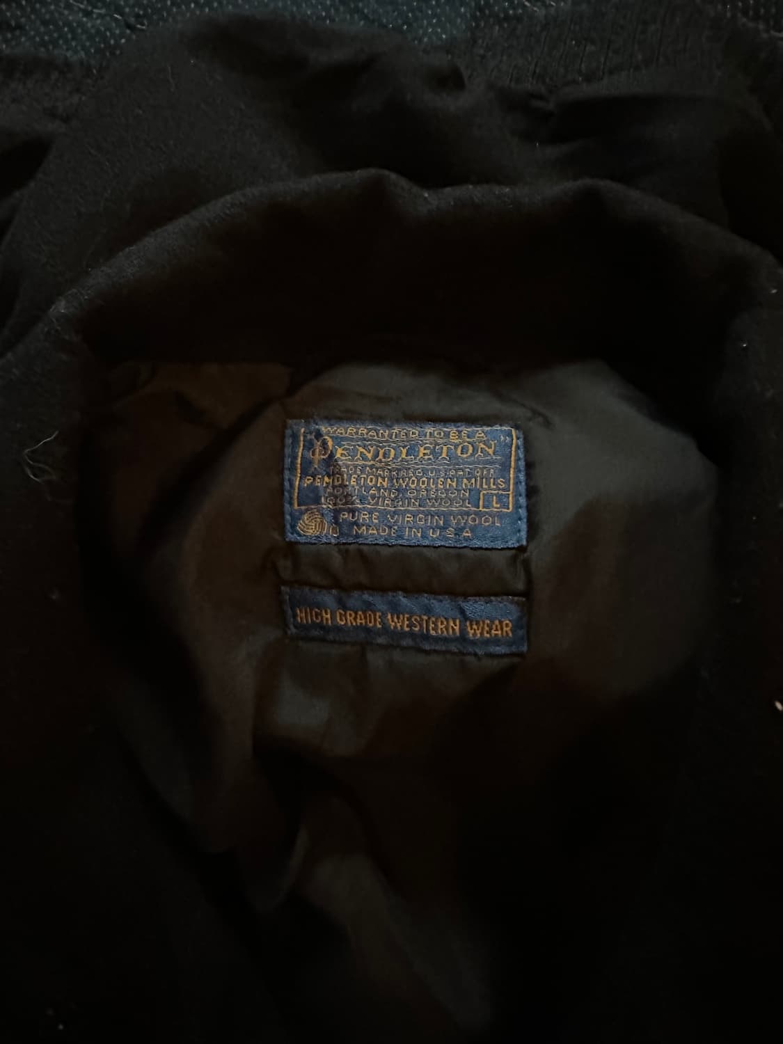 70s 80s 빈티지 펜들턴 네이티브 아메리칸 나바호 울 봄버 자켓 상품이미지9