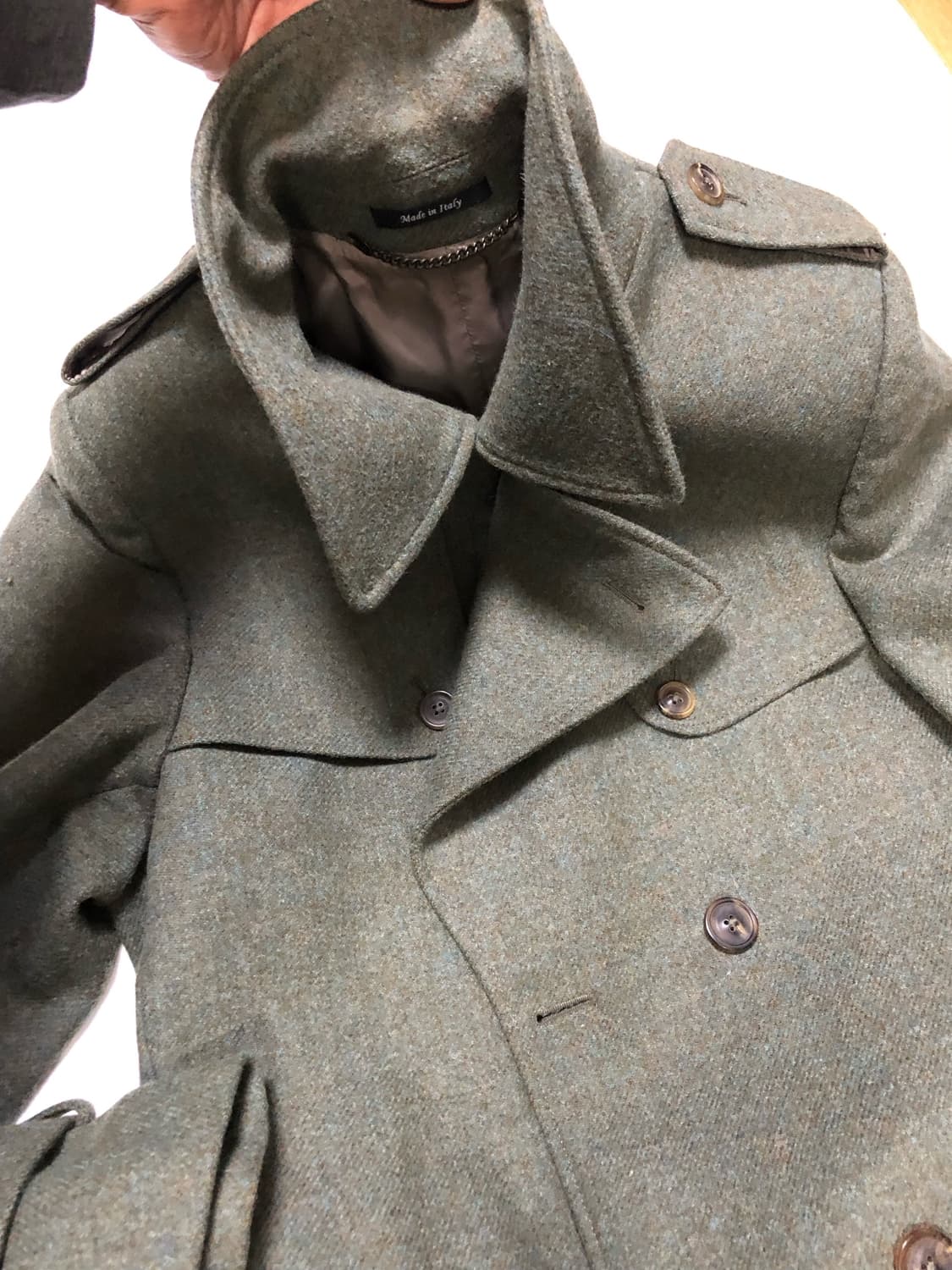 48) 마틴 마르지엘라 멜란지 코트 상품이미지3