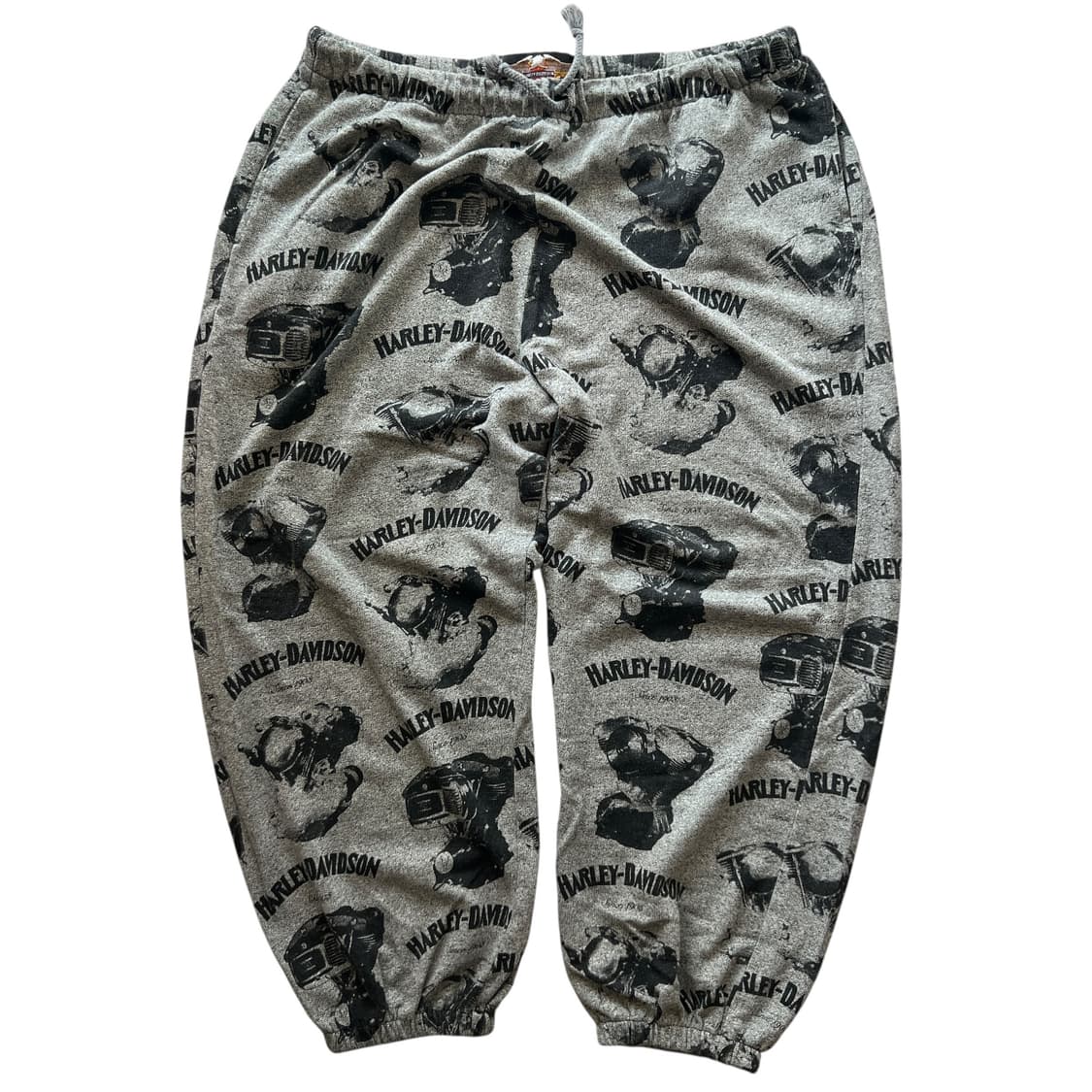 빈티지 90s Harley Davidson 엔진 AOP 스웻팬츠 상품이미지1