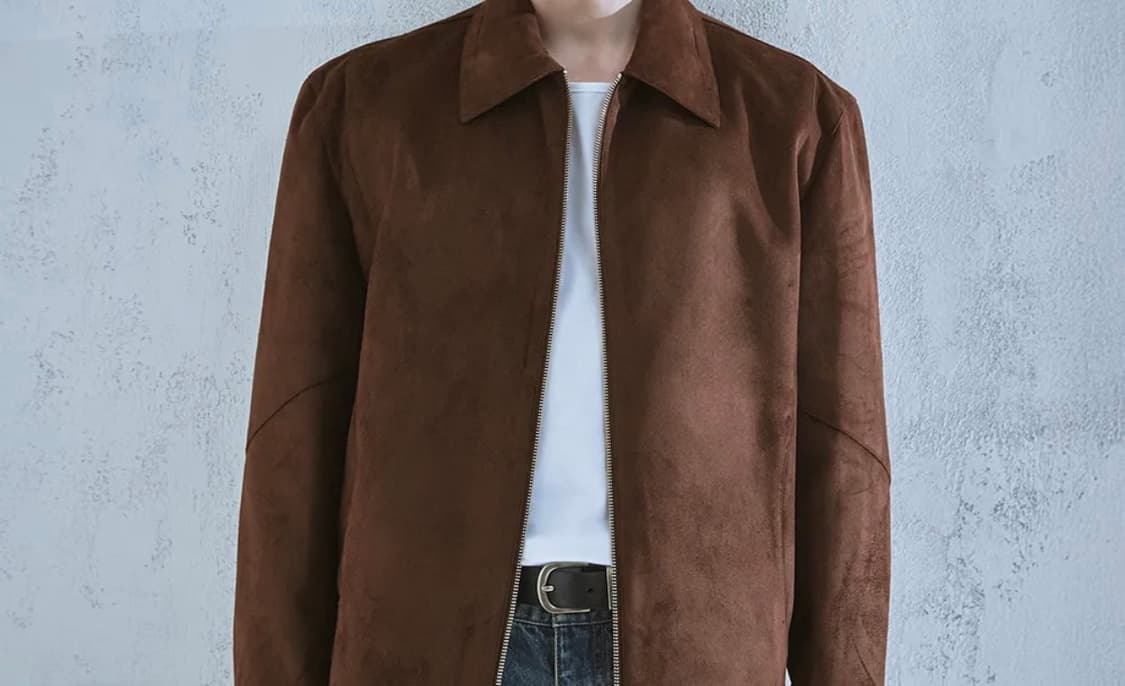 드로우핏 DRAW FIT 크레센트 스웨이드 자켓 M 최상급 상품이미지2