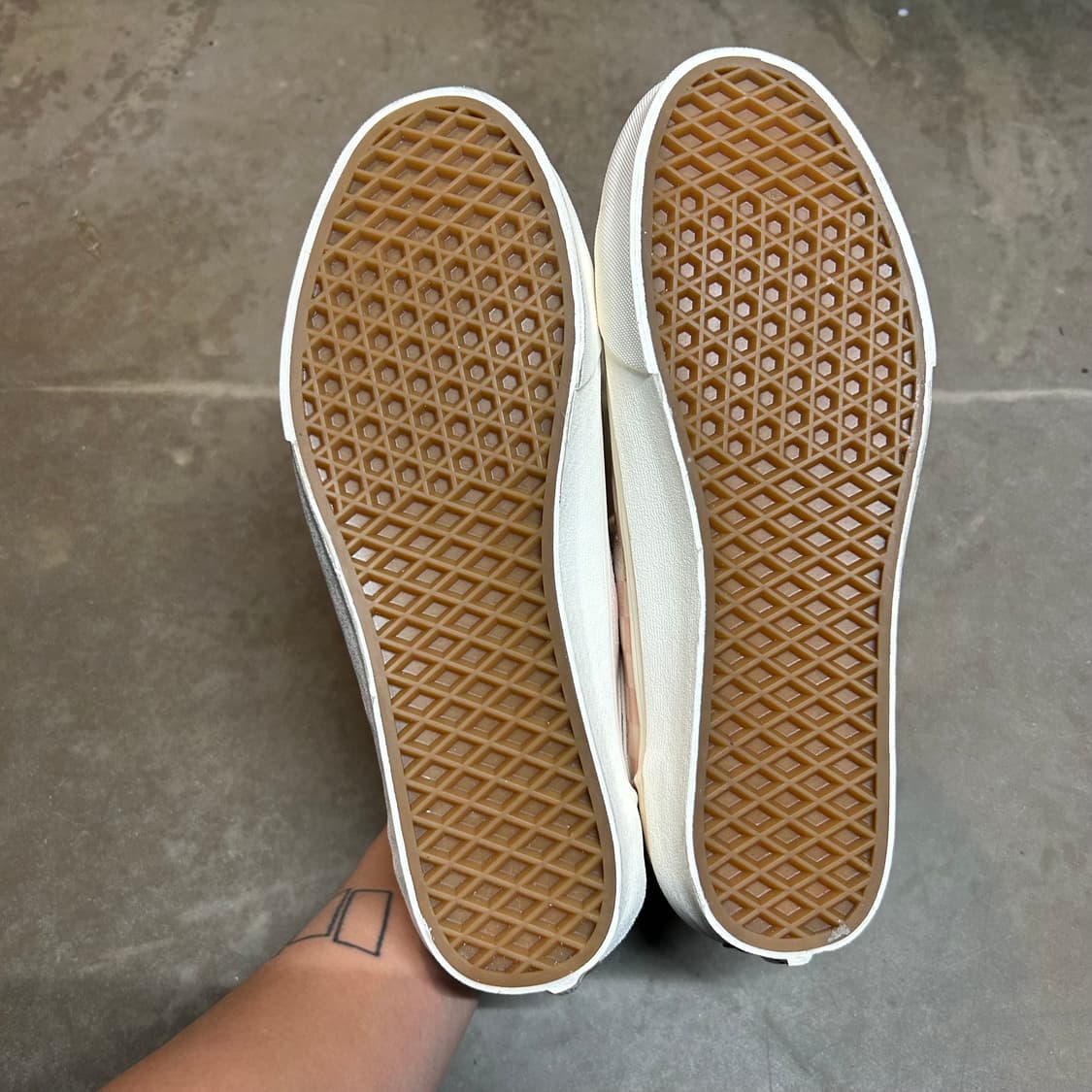 275) 반스 올드스쿨 테이퍼드 핑크 체커보드 스니커즈 새상품 상품이미지8