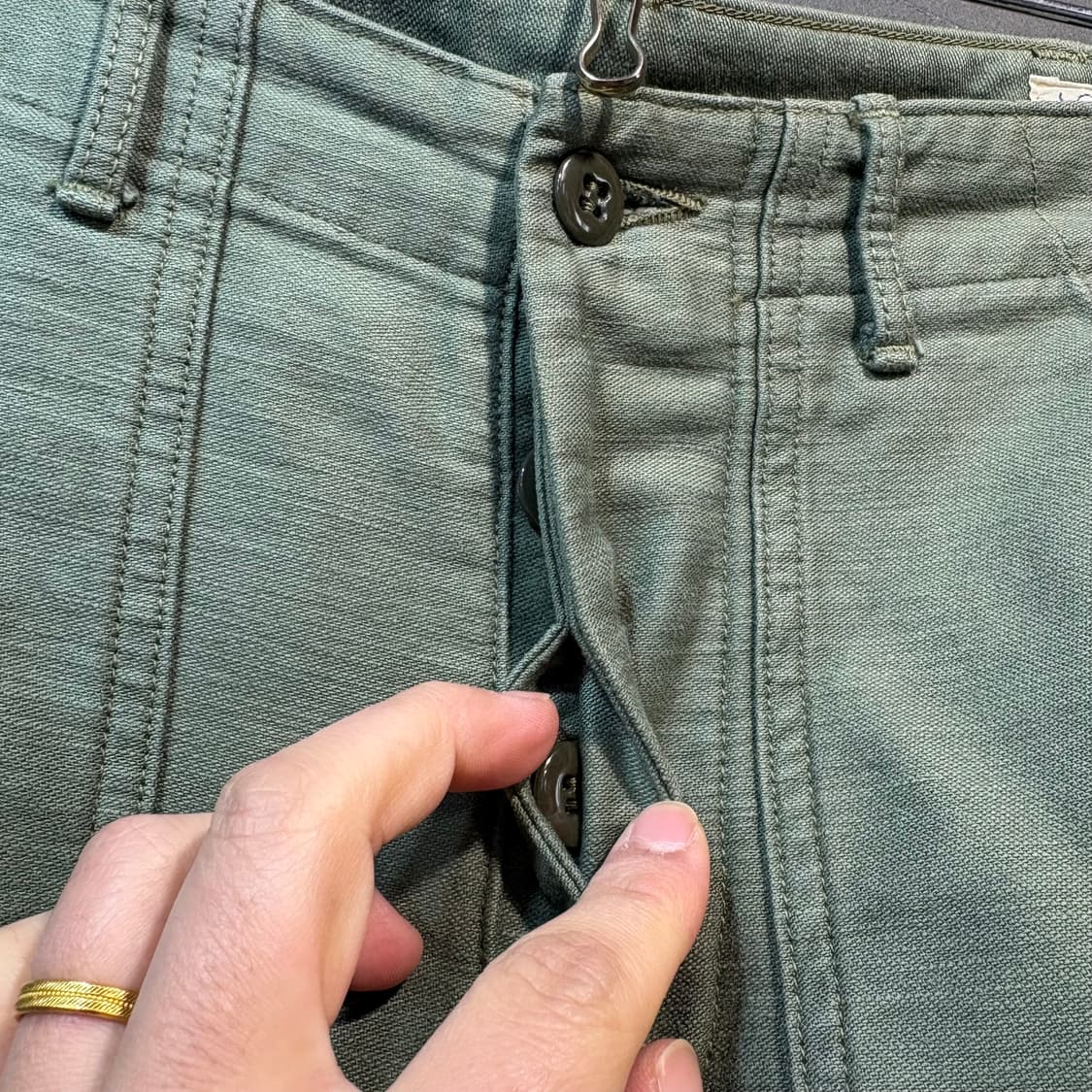 [1] Or slow 오어슬로우 퍼티그 팬츠 상품이미지3