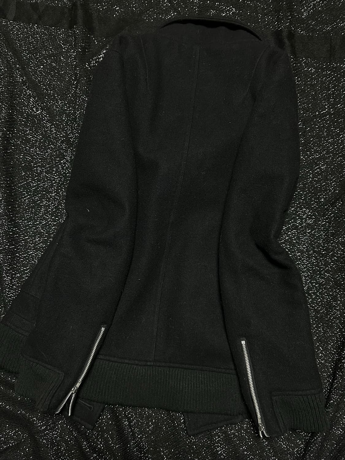 *rare design* 2000s jpn 드레이프 하이넥 자켓 상품이미지4